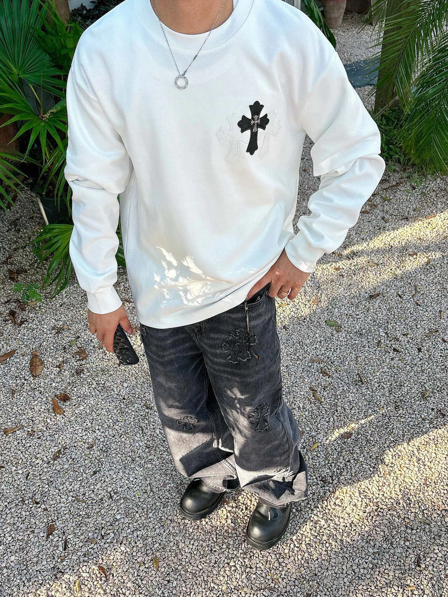 Свитшоты И Худи Мужские Chrome Hearts 928683