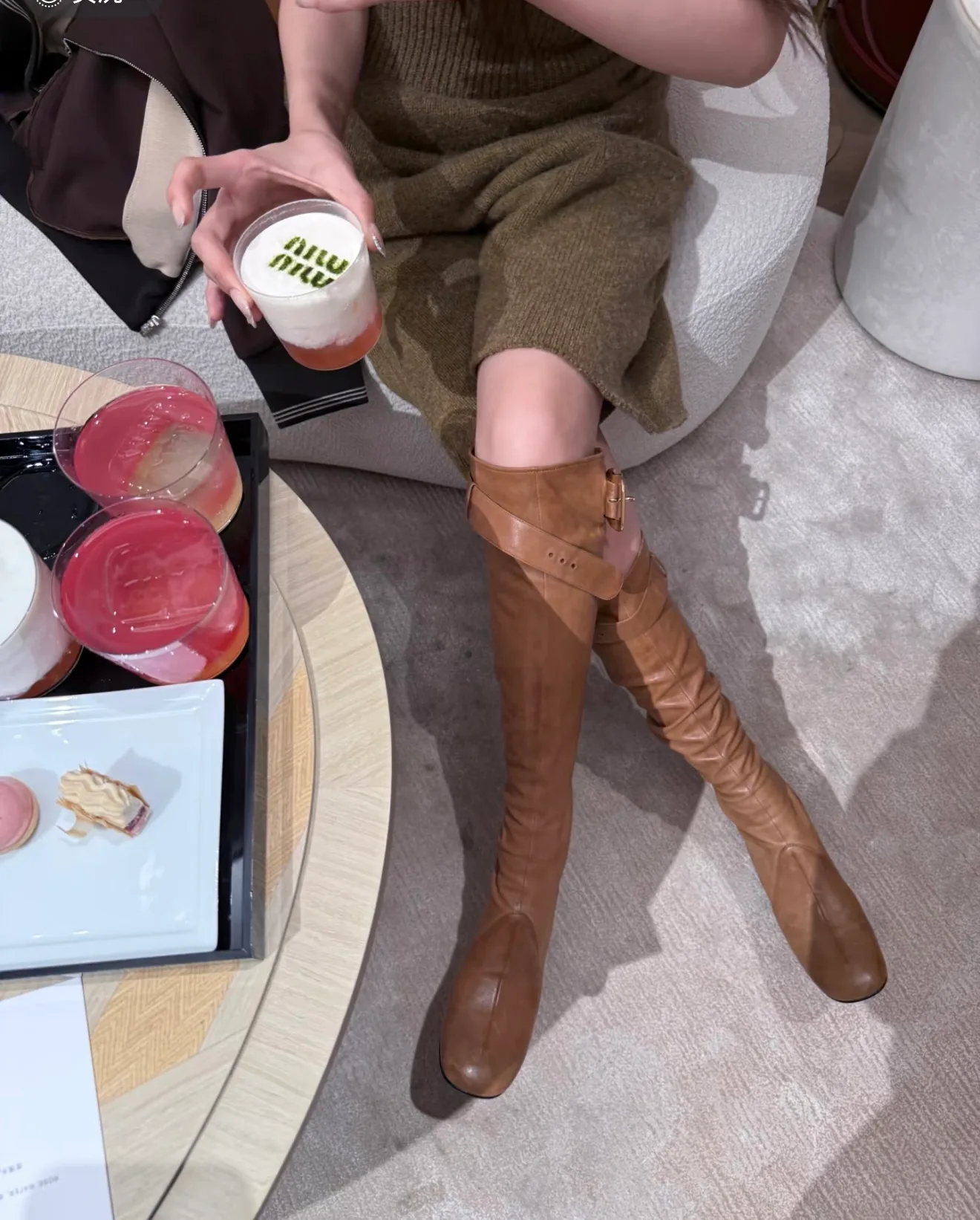 Сапоги Женские Miu Miu 627101