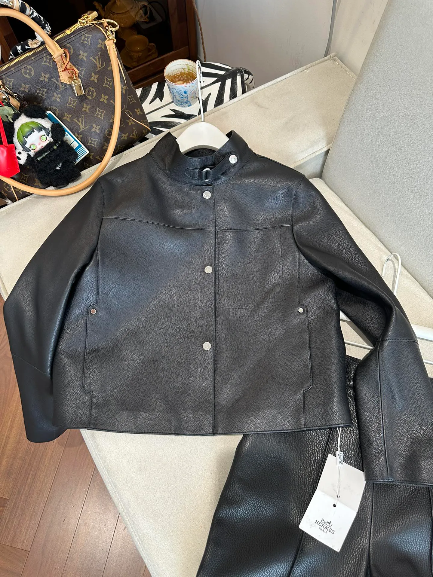 Кожаные Куртки И Дублёнки Женские Hermes 11460735