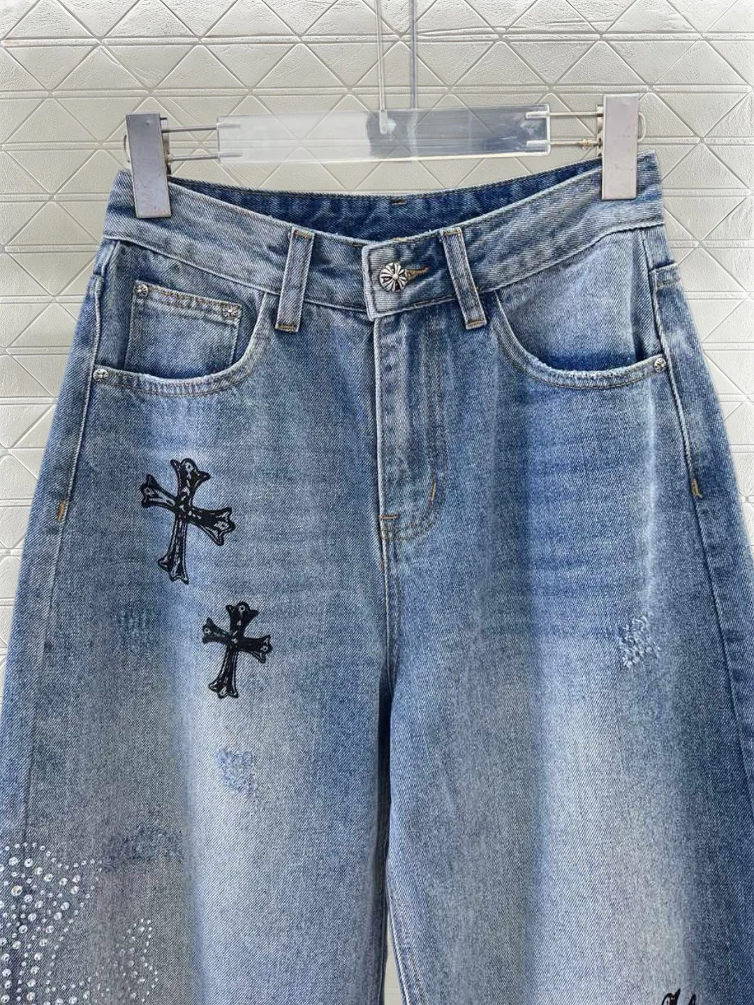 Джинсы Женские Chrome Hearts 13545735