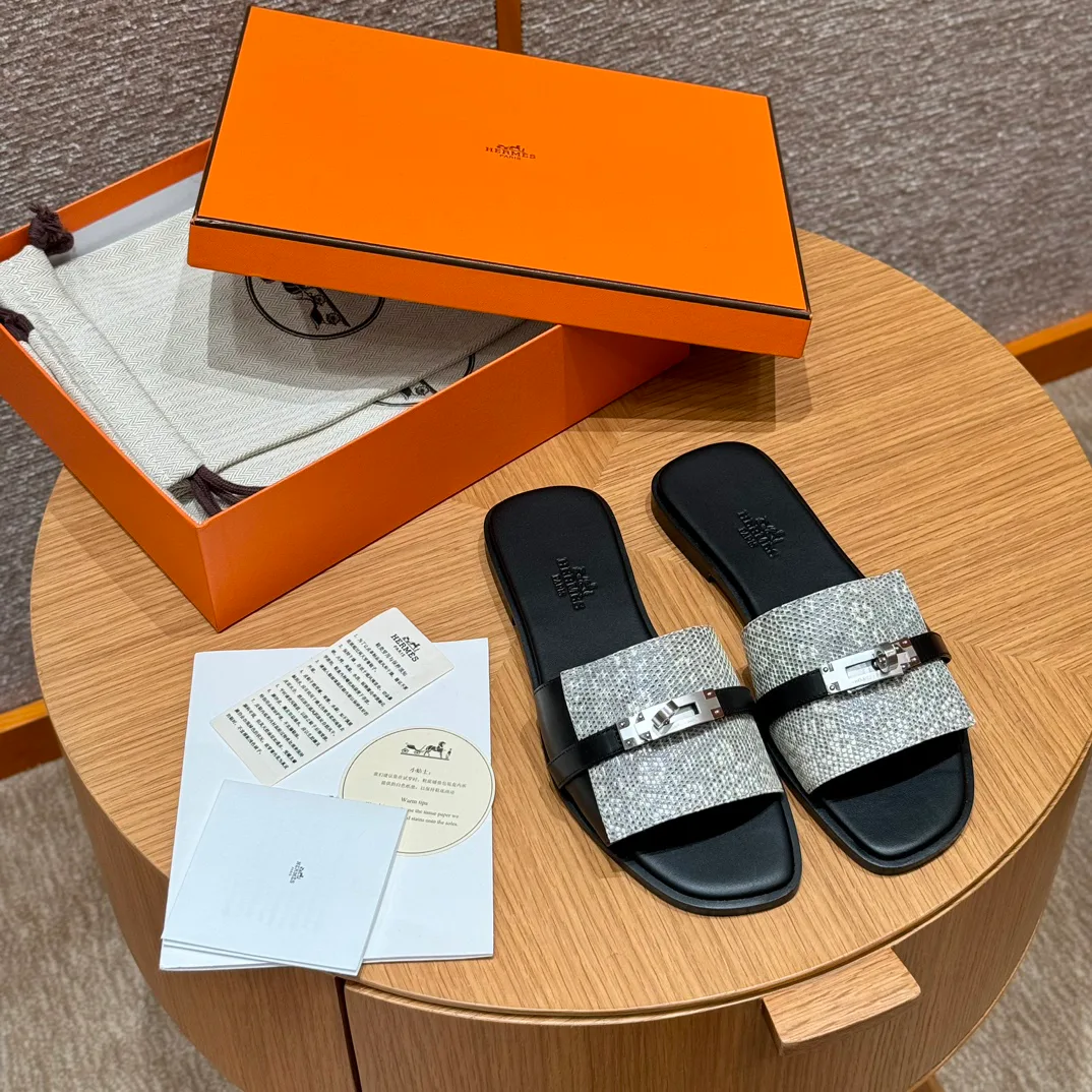 Шлепанцы Женские Hermes 1522657