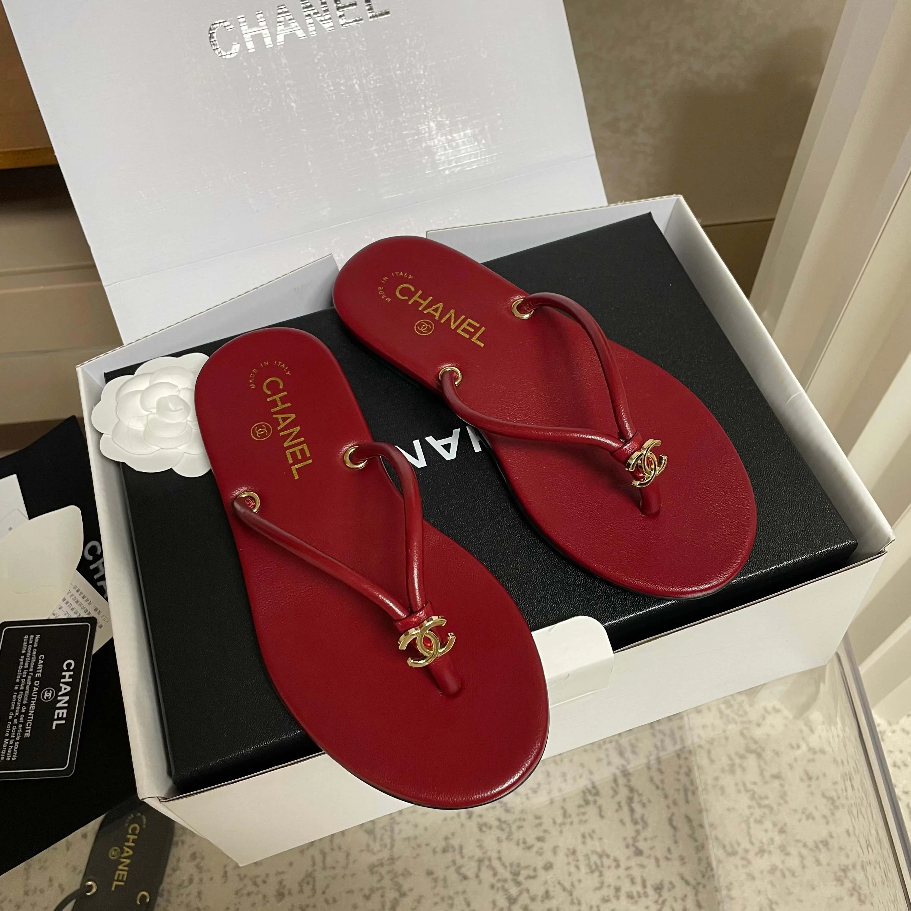 Шлепанцы Женские Chanel 17665618