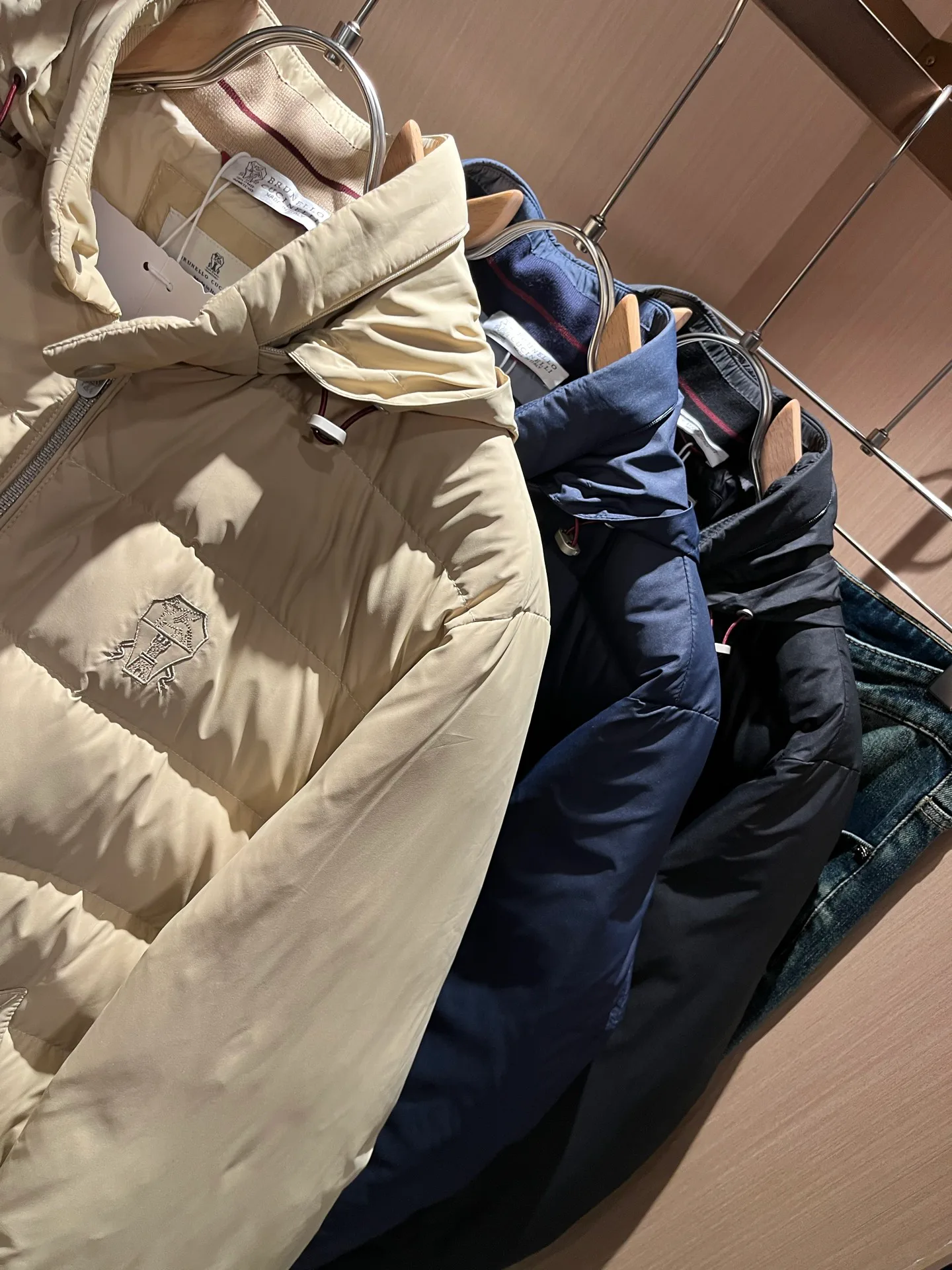 Куртки И Пуховики Мужские Brunello Cucinelli 1082311