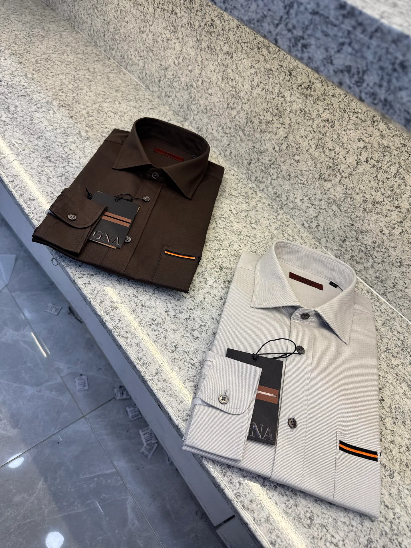 Рубашки Мужские Zegna 607827