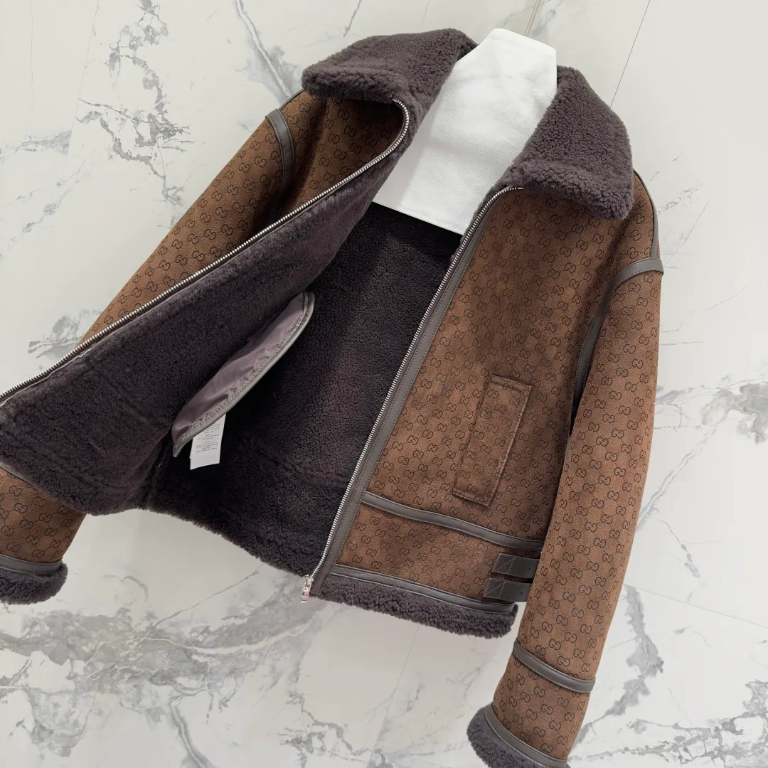 Кожаные Куртки И Дублёнки Женские Gucci 1918947