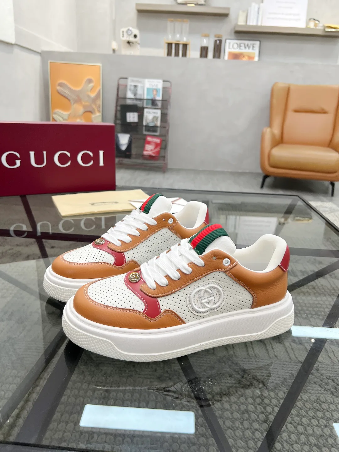 Кроссовки Мужские Gucci 14609