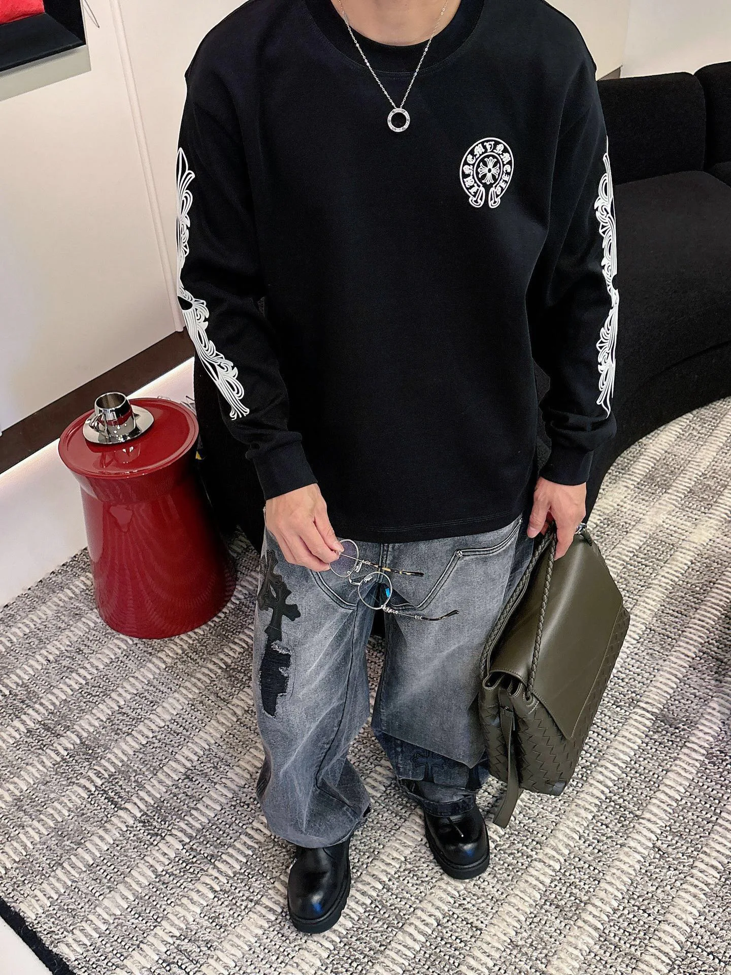 Свитшоты И Худи Мужские Chrome Hearts 2237993