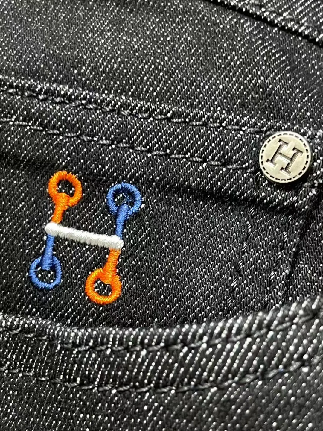 Джинсы Мужские Hermes 4890393
