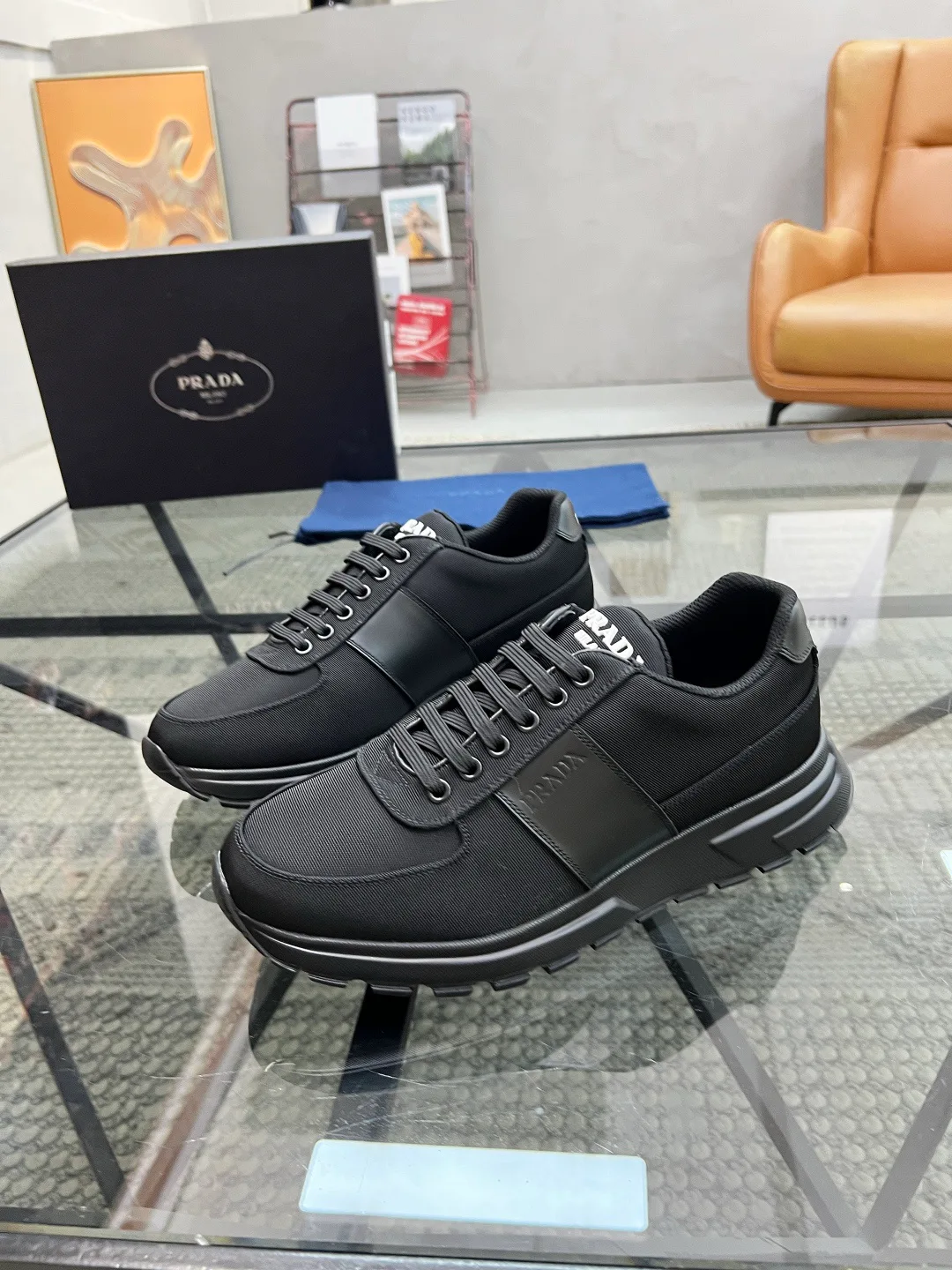 Кроссовки Мужские Prada 17950924