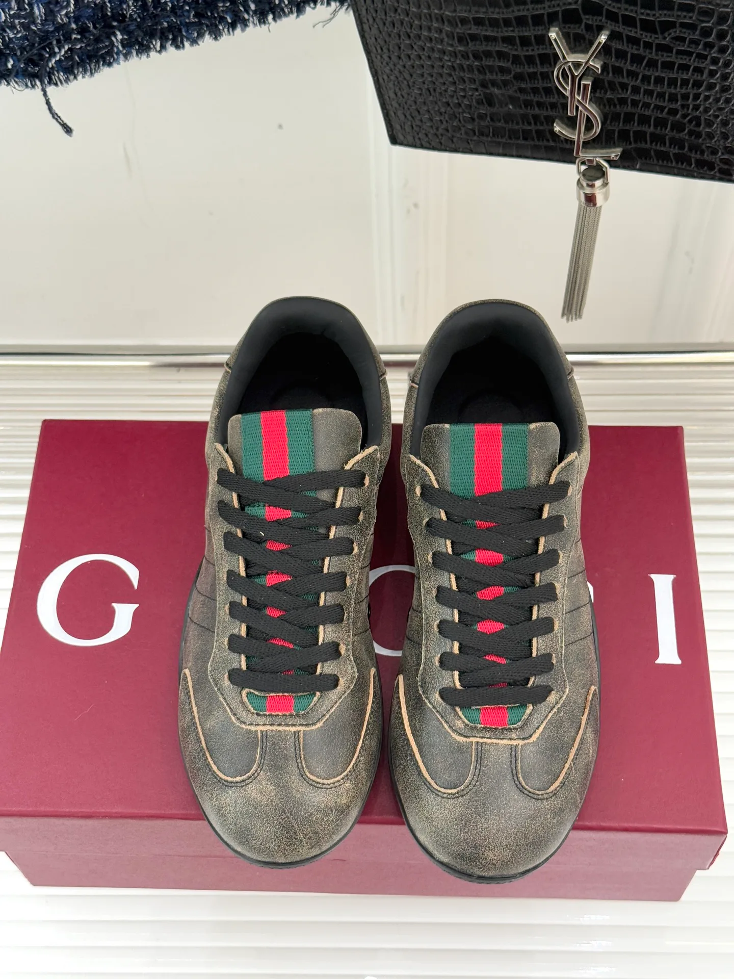 Кеды Мужские Gucci 190862