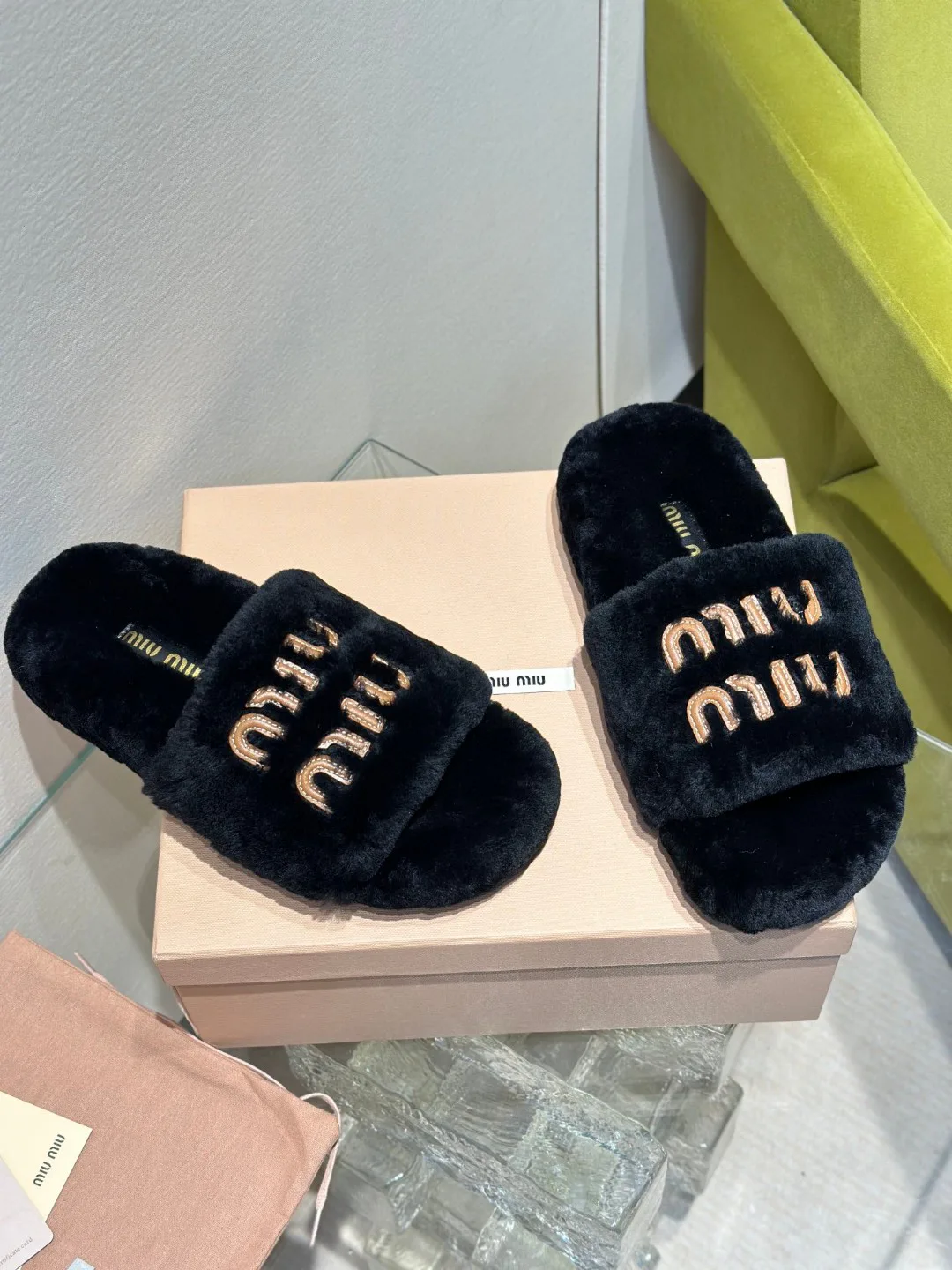 Тапочки Женские Miu Miu 19413781