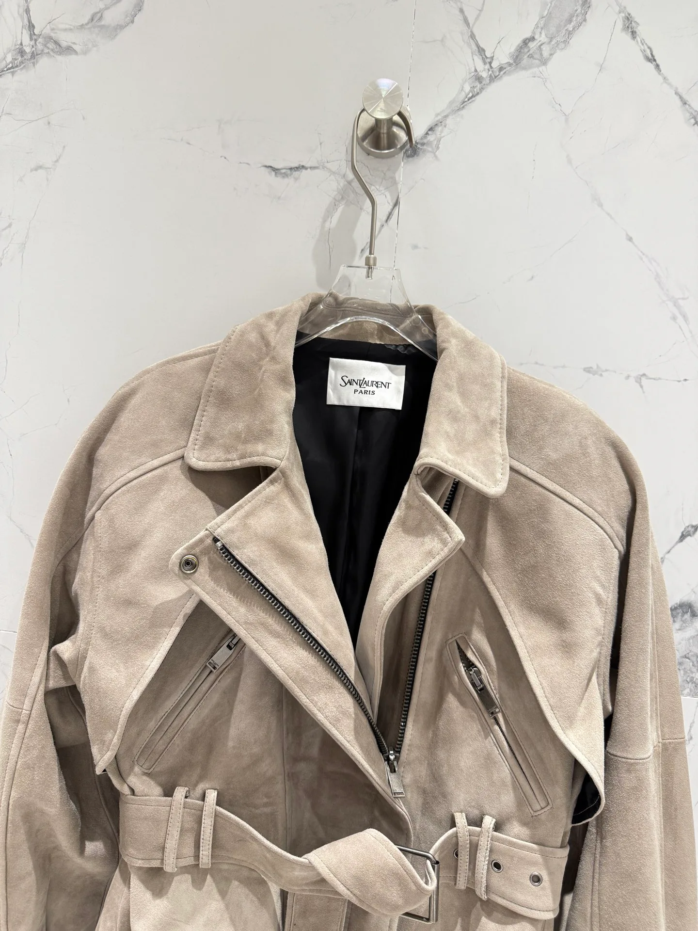Куртки И Пуховики Женские Saint Laurent 785557