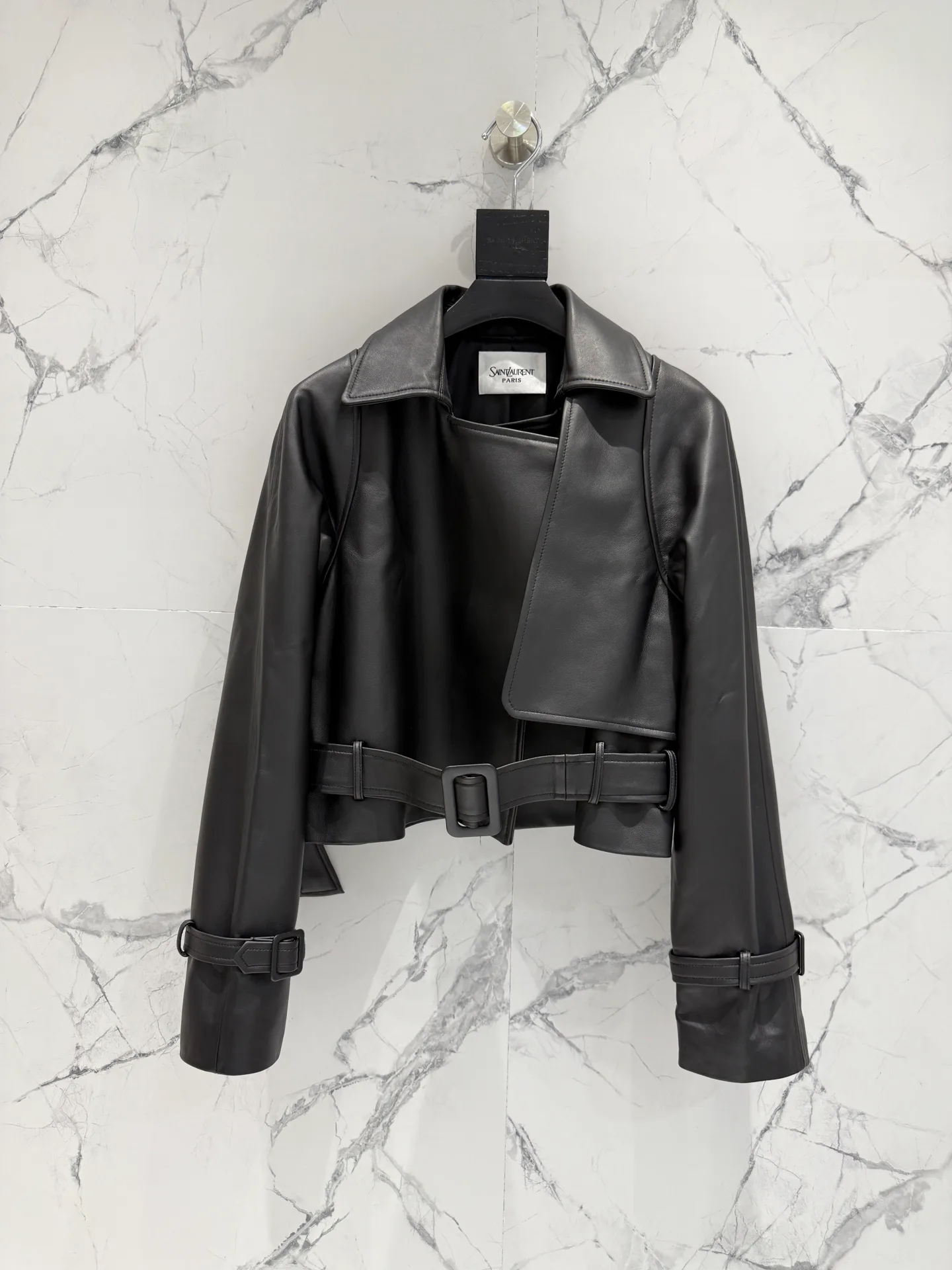 Кожаные Куртки И Дублёнки Женские Saint Laurent 11598162