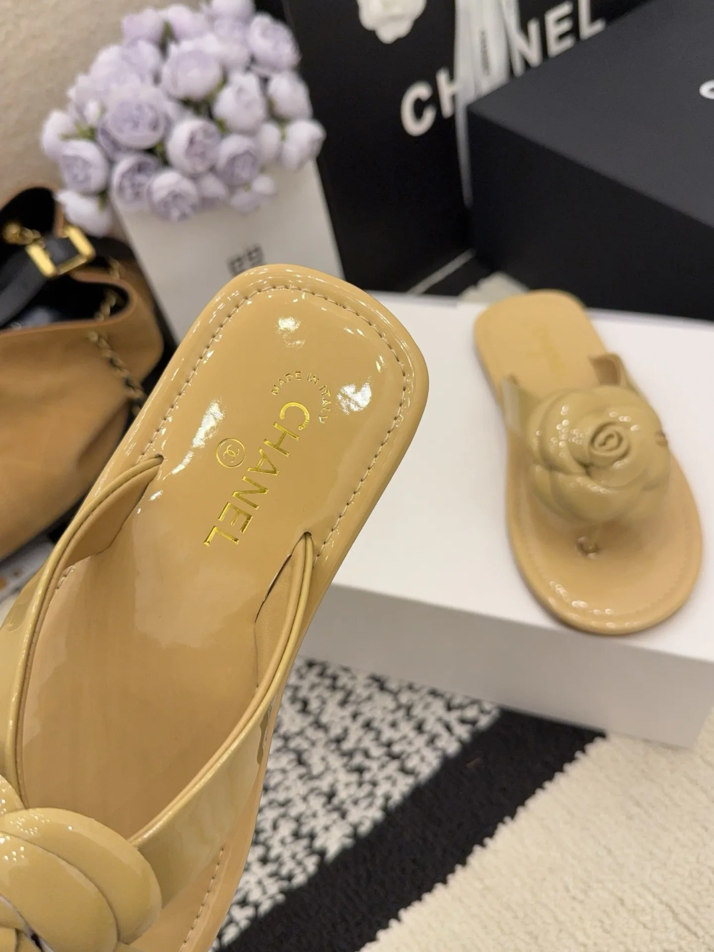 Шлепанцы Женские Chanel 403354