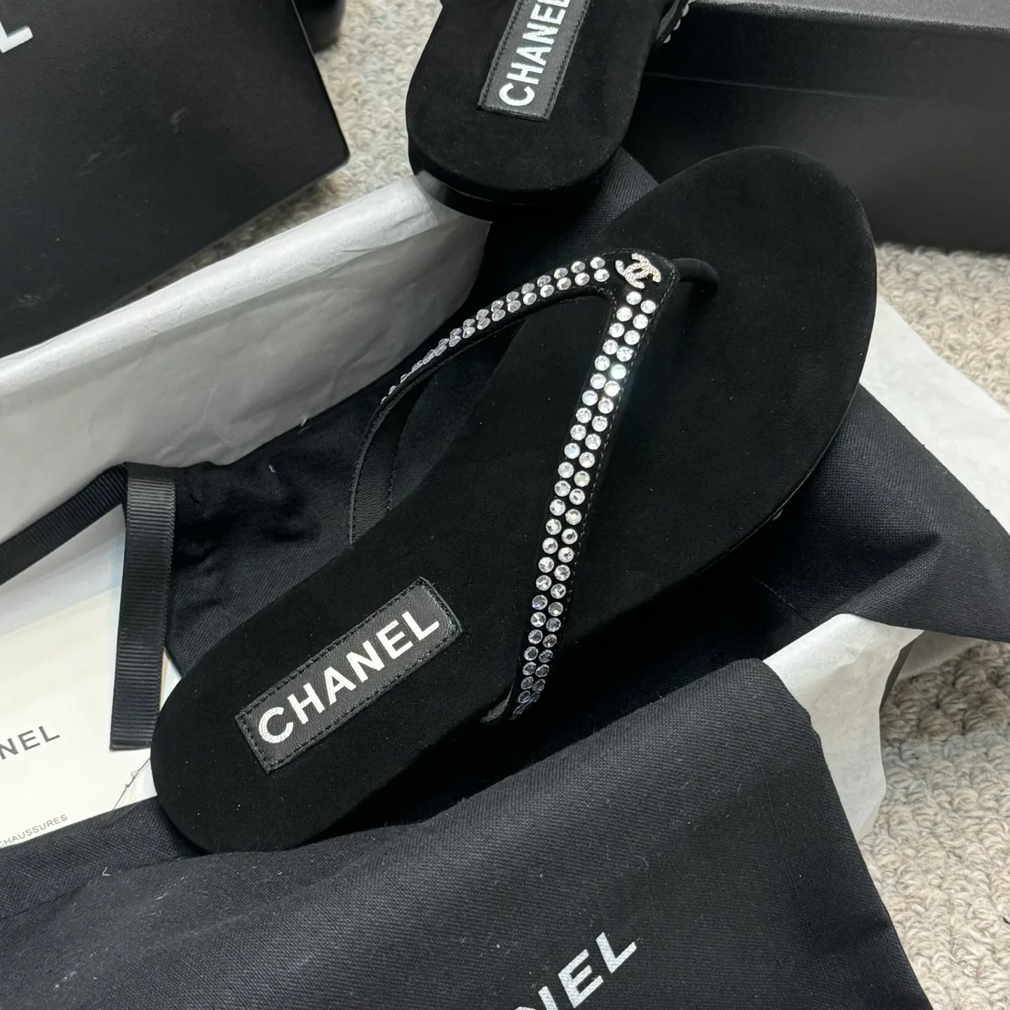 Шлепанцы Женские Chanel 13844