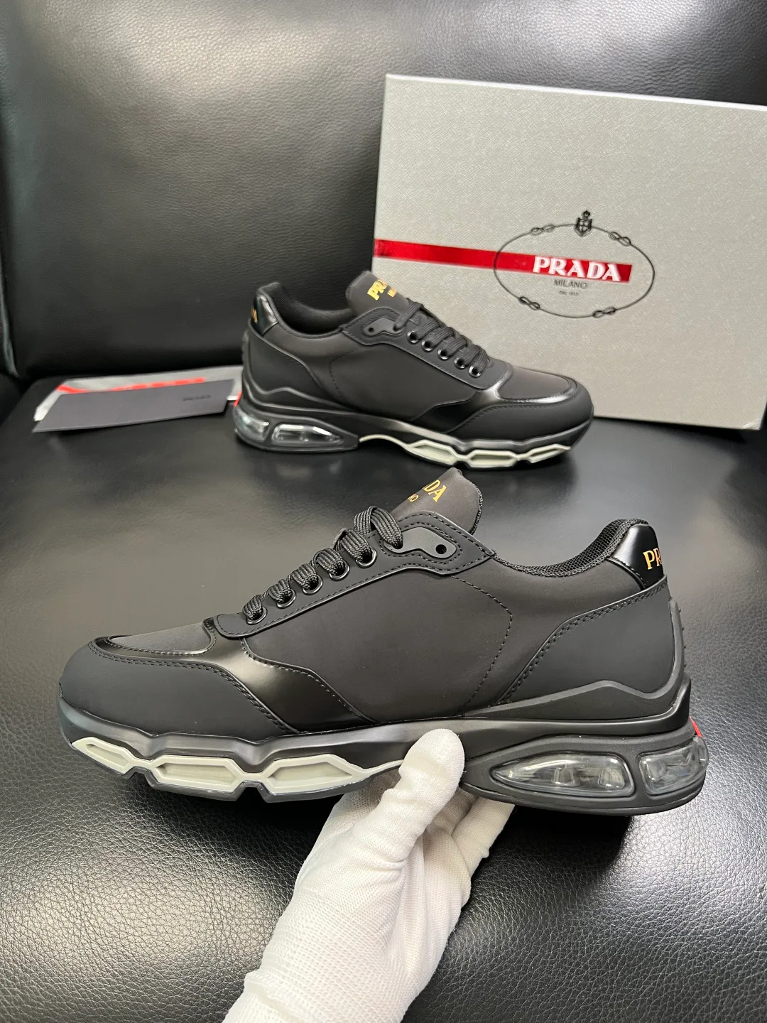 Кроссовки Мужские Prada 982789