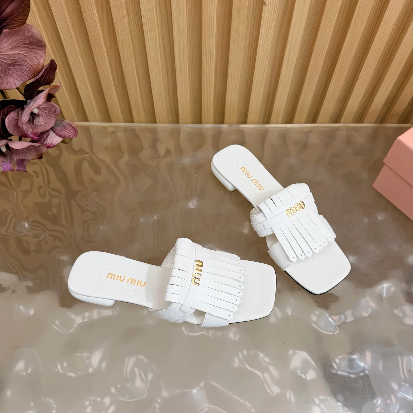 Шлепанцы Женские Miu Miu 9597375