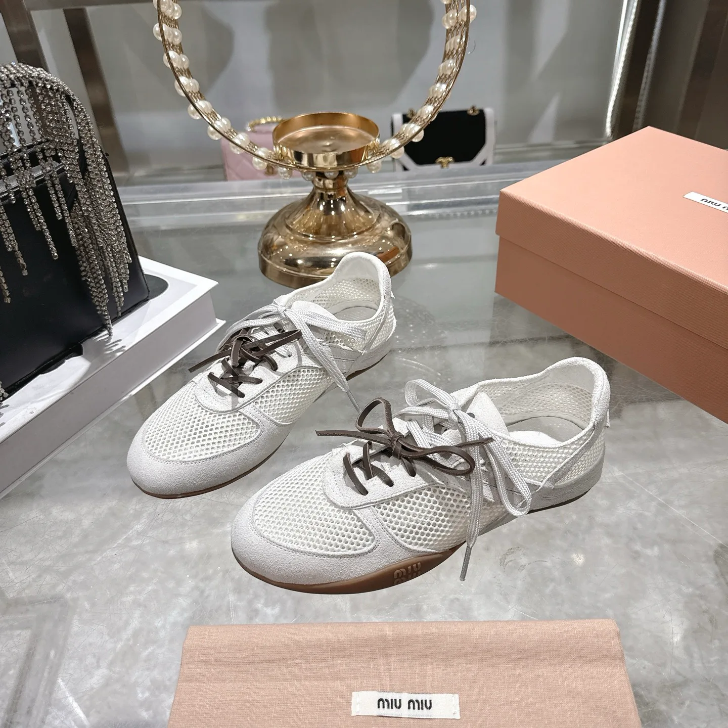 Кроссовки Женские Miu Miu 4549617