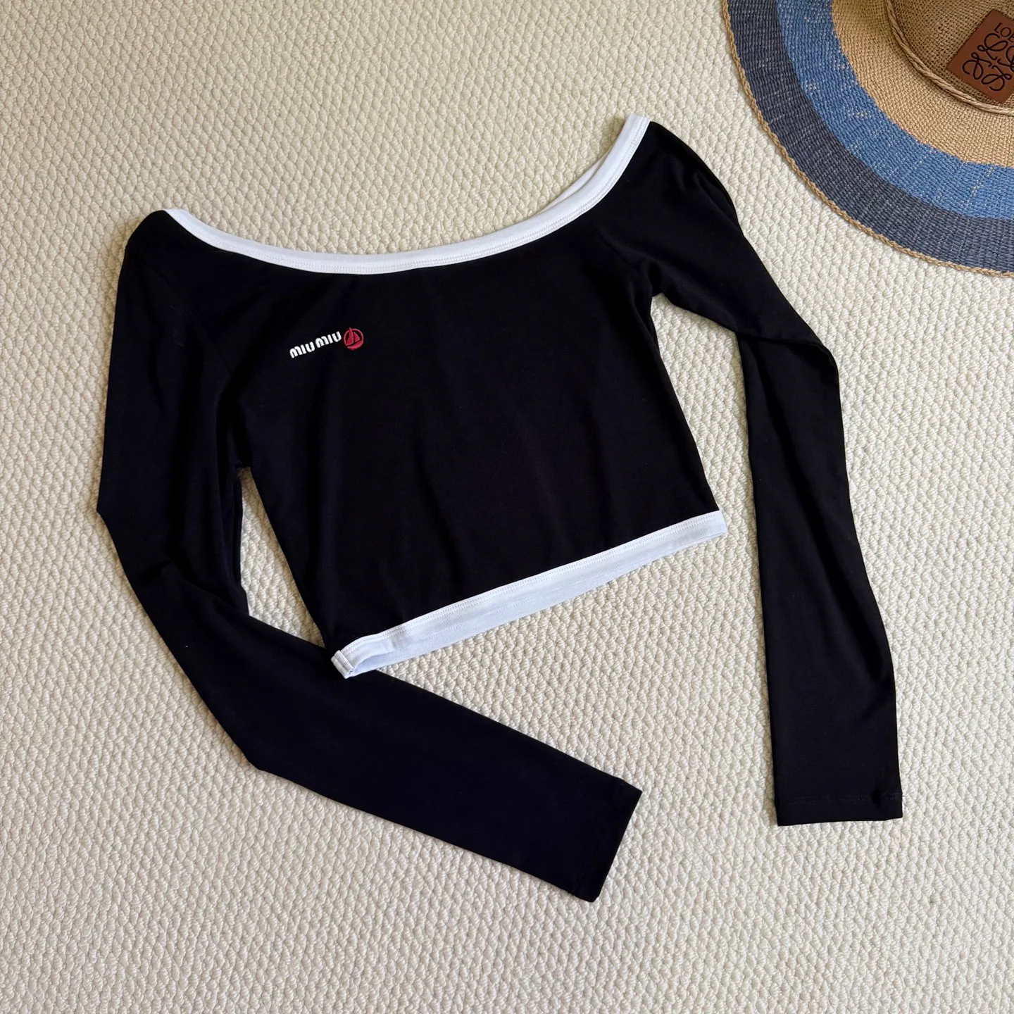 Лонгсливы Женские Miu Miu 33886