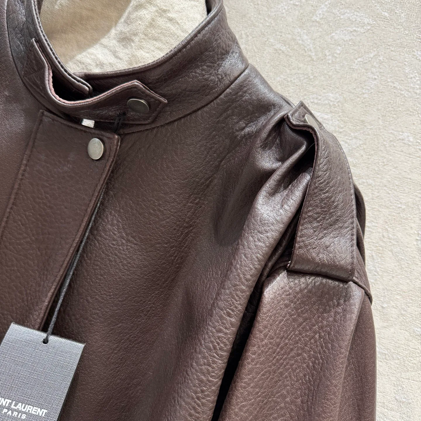Кожаные Куртки И Дублёнки Женские Saint Laurent 18127943