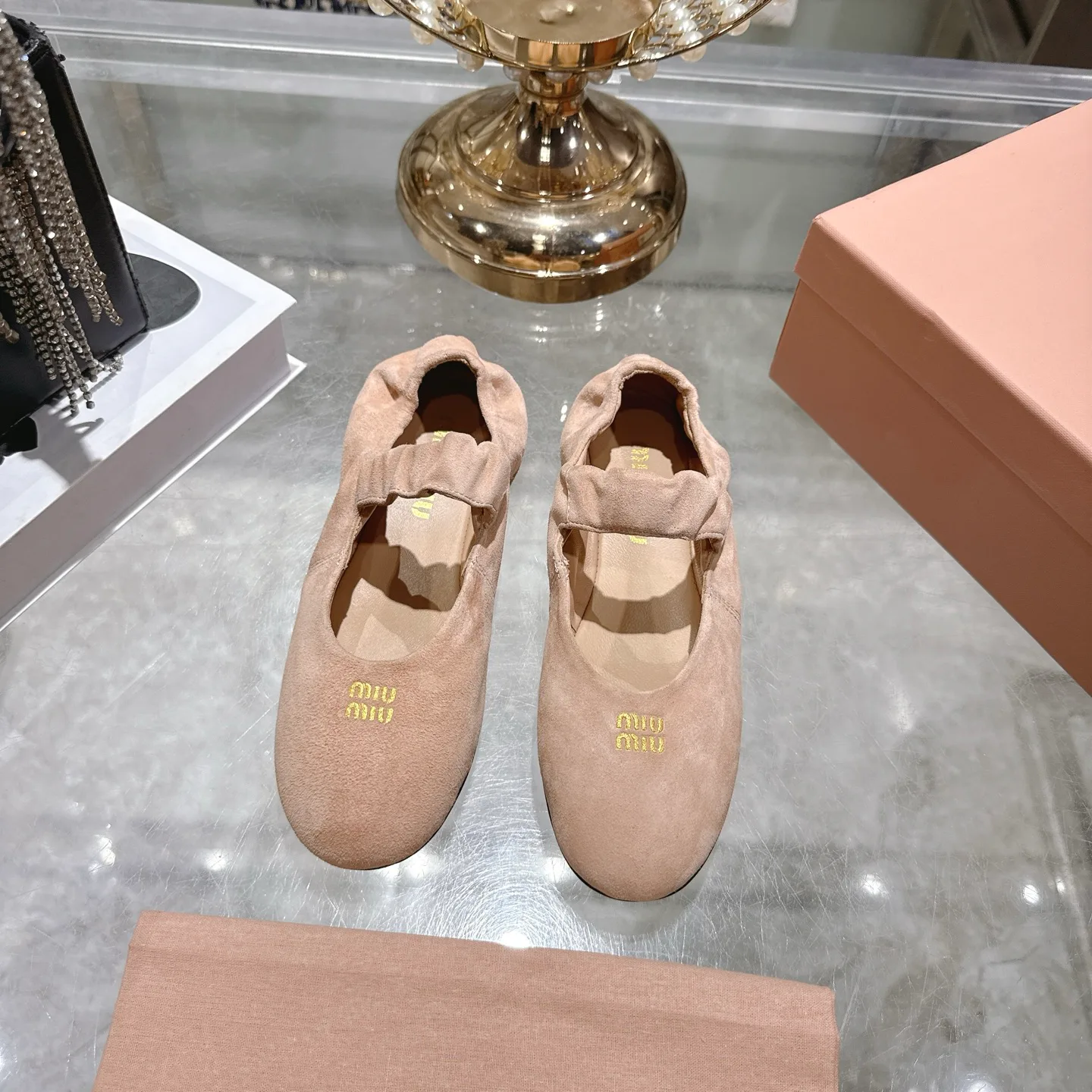 Балетки Женские Miu Miu 12847598