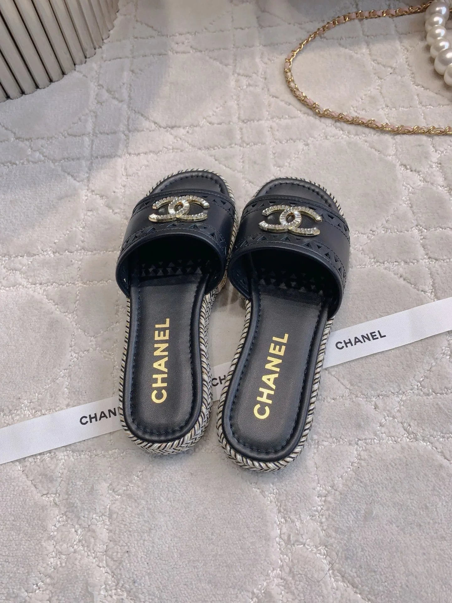 Шлепанцы Женские Chanel 34870