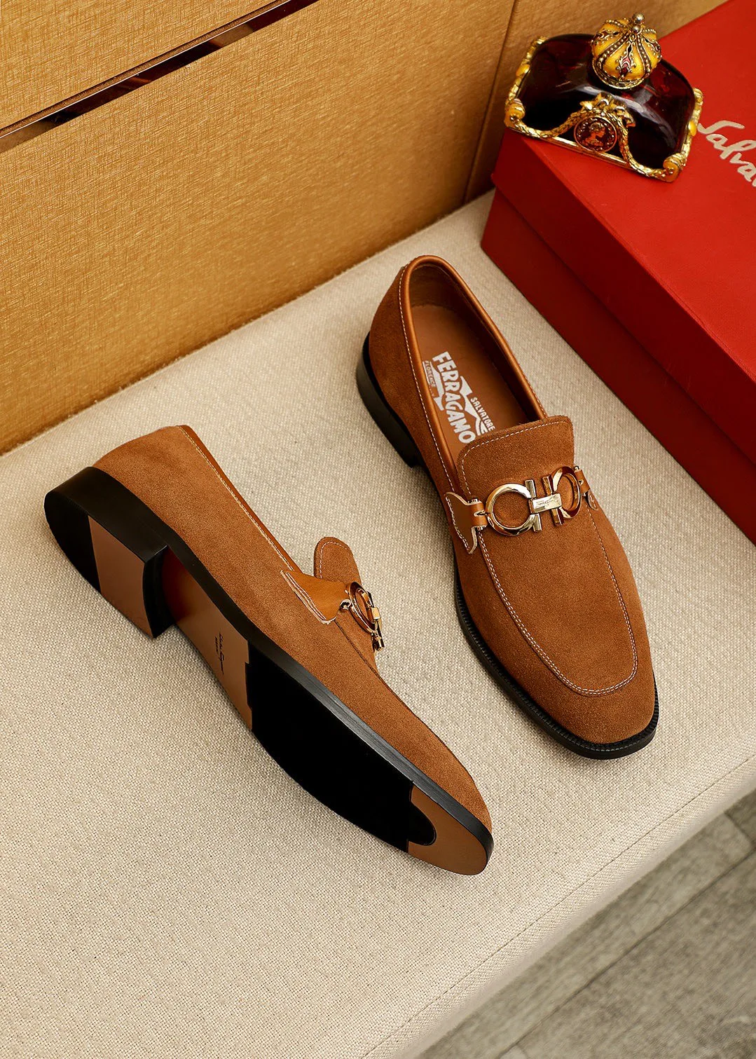 Лоферы И Туфли Мужские Salvatore Ferragamo 19631259