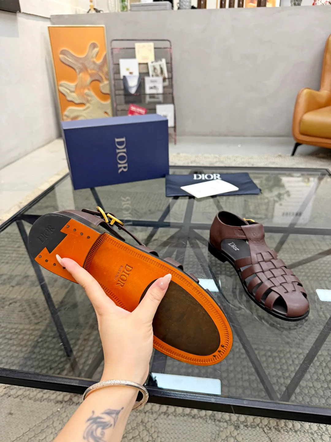 Сандалии Мужские Christian Dior 17951129