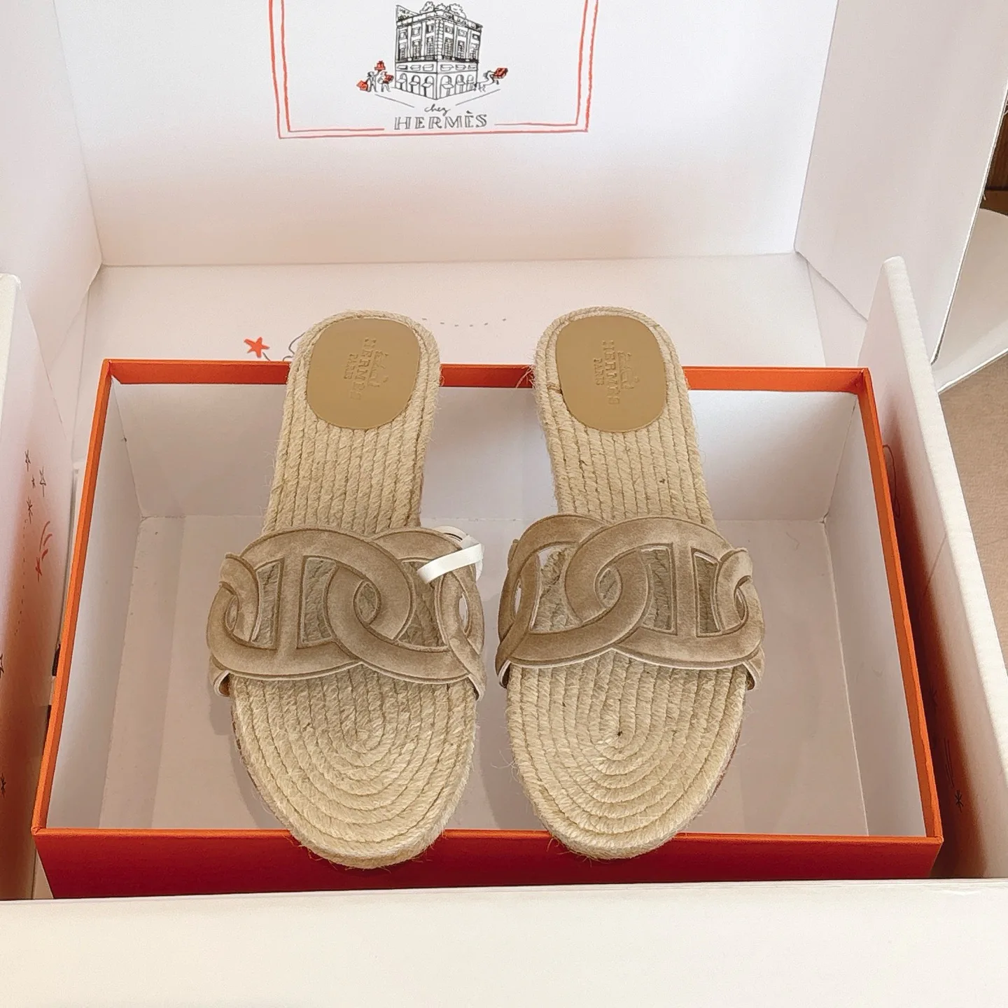 Шлепанцы Женские Hermes 491345