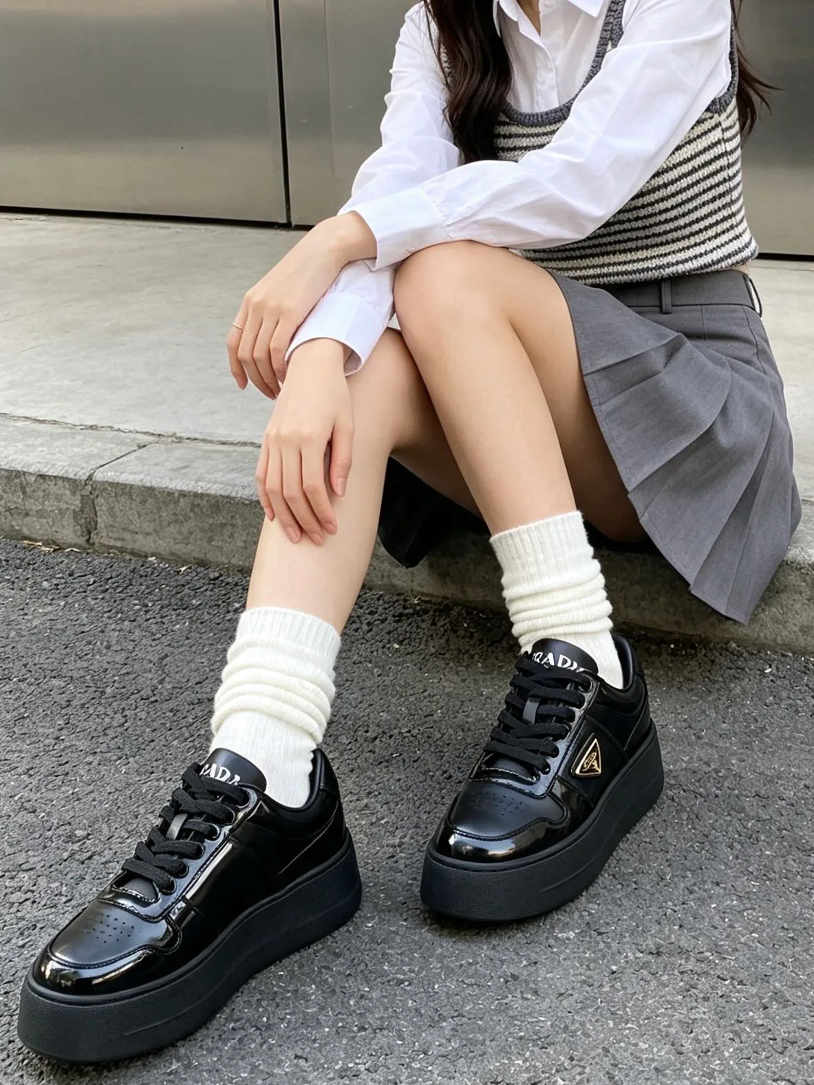 Кроссовки Женские Prada 18170772