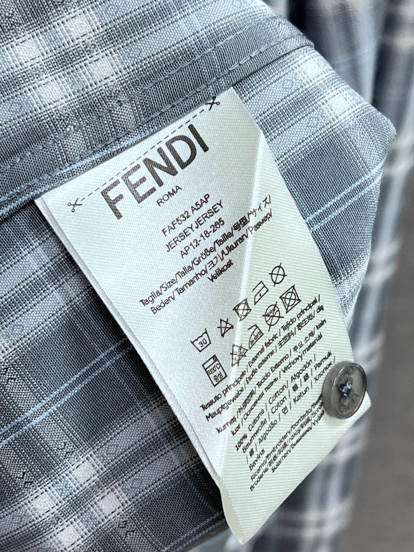 Рубашки Мужские Fendi 18834208
