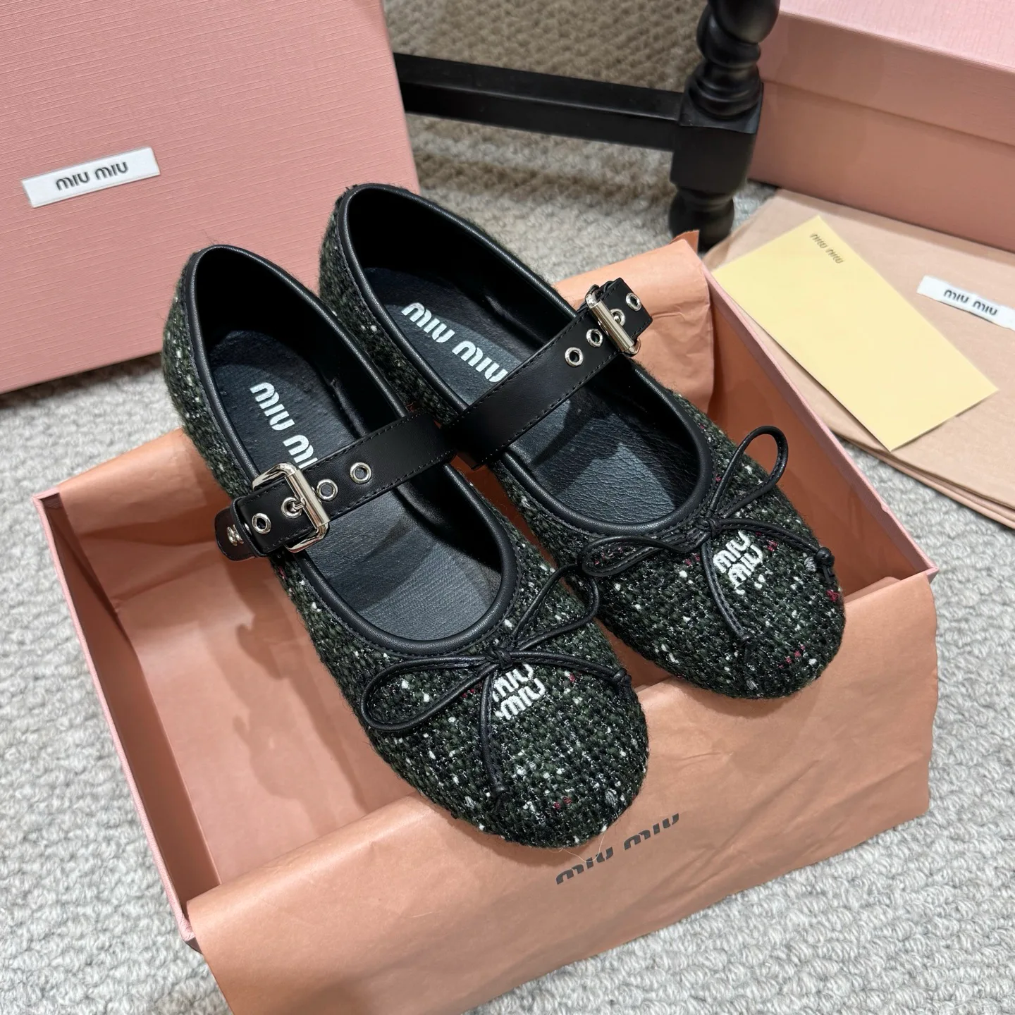 Балетки Женские Miu Miu 18676038