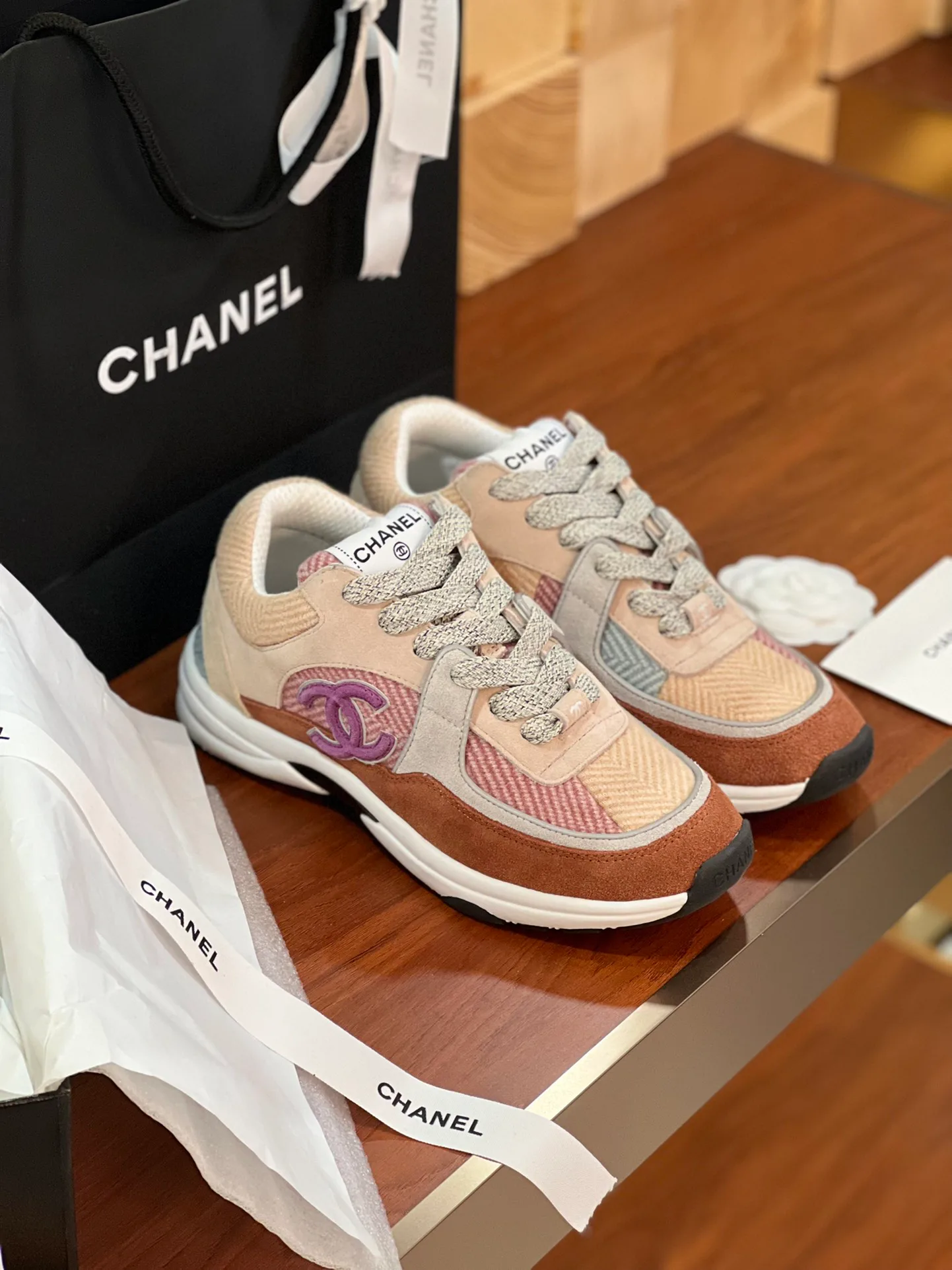 Кроссовки Женские Chanel 1021205