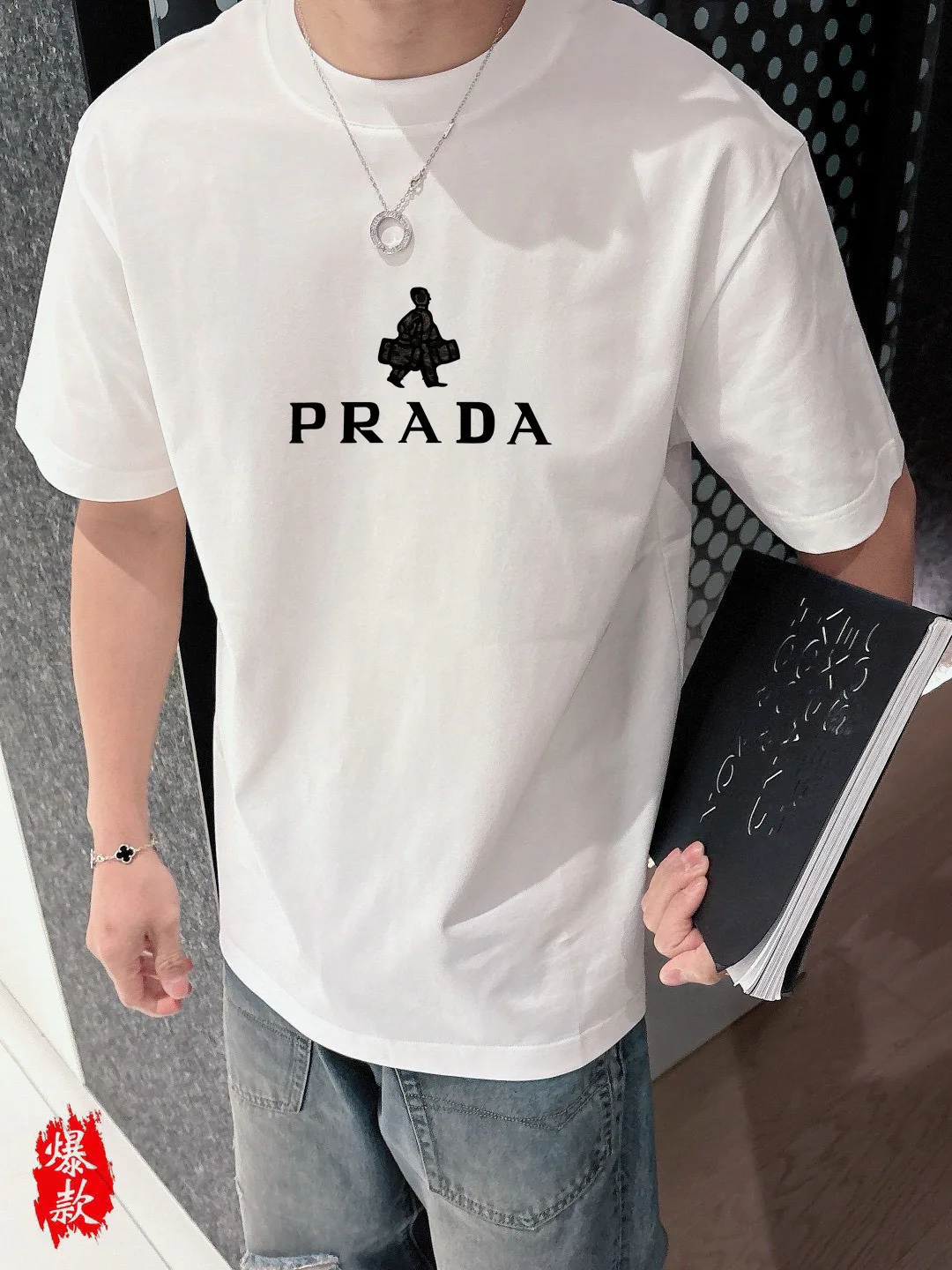 Футболки Мужские Prada 11411420