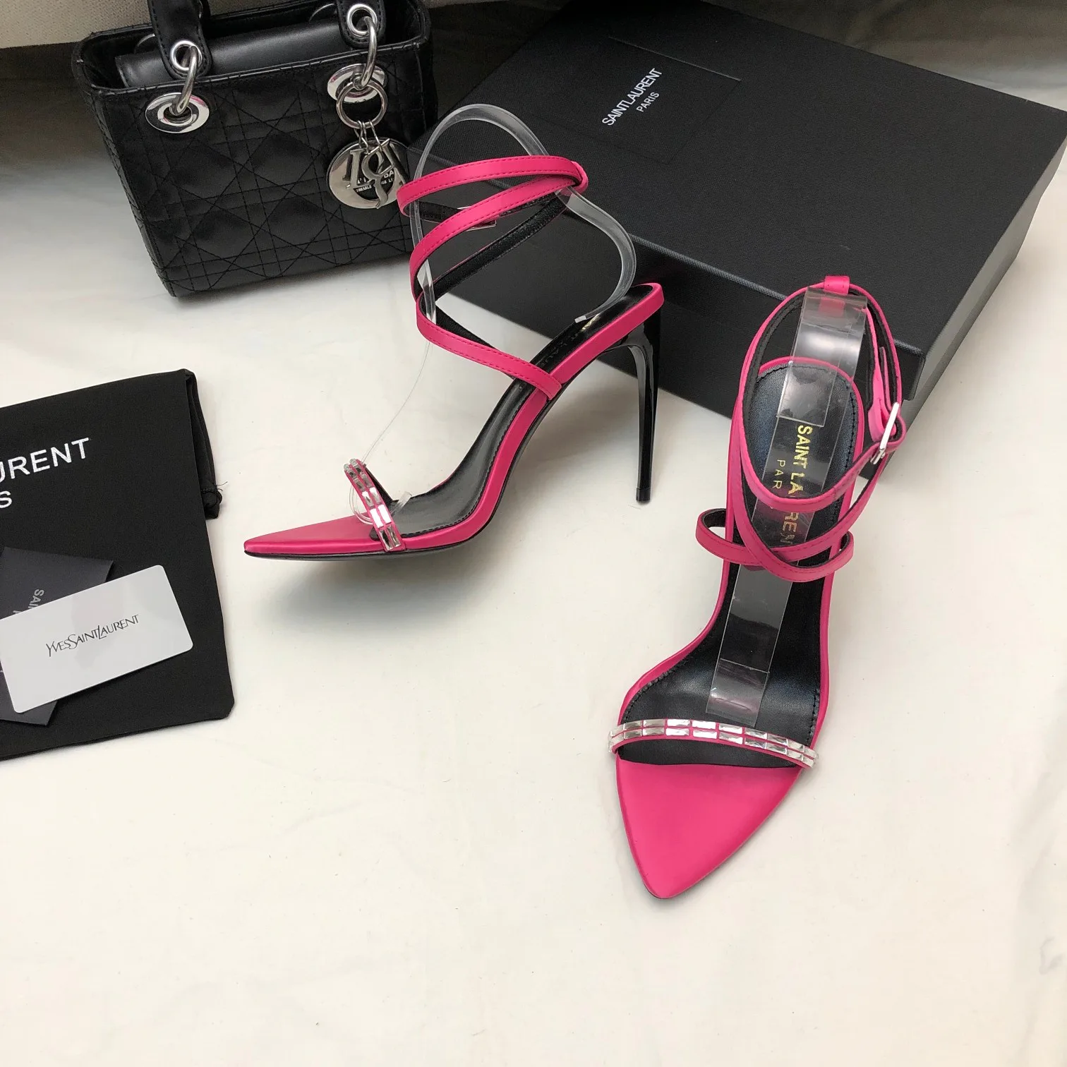 Босоножки Женские Saint Laurent 11220429