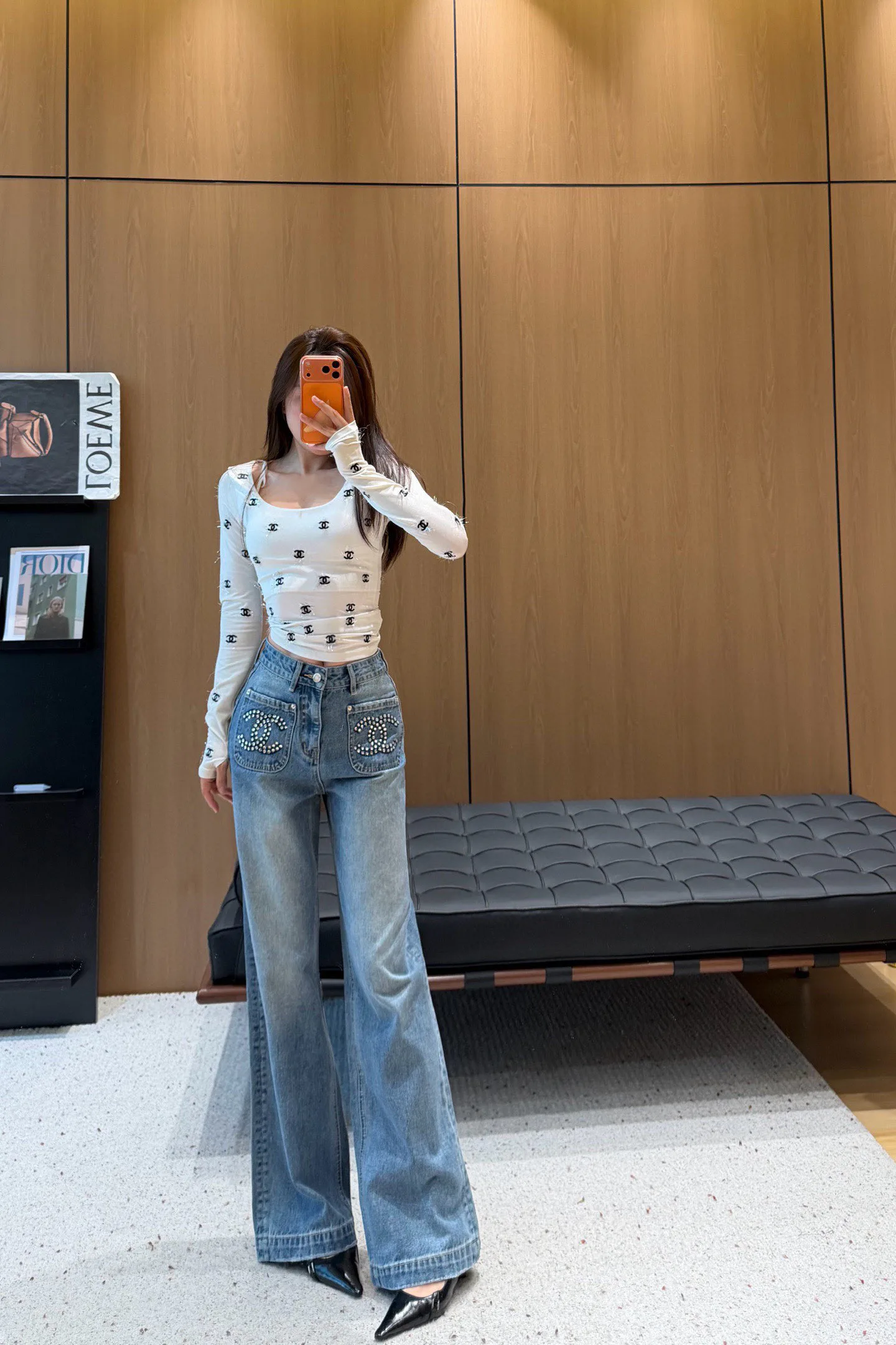 Джинсы Женские Chanel 9635820