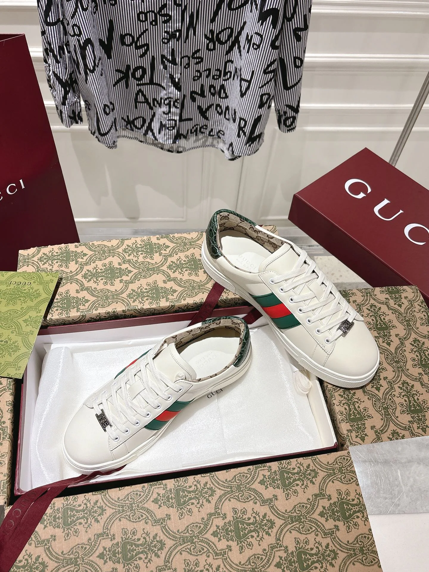 Кеды Женские Gucci 22066