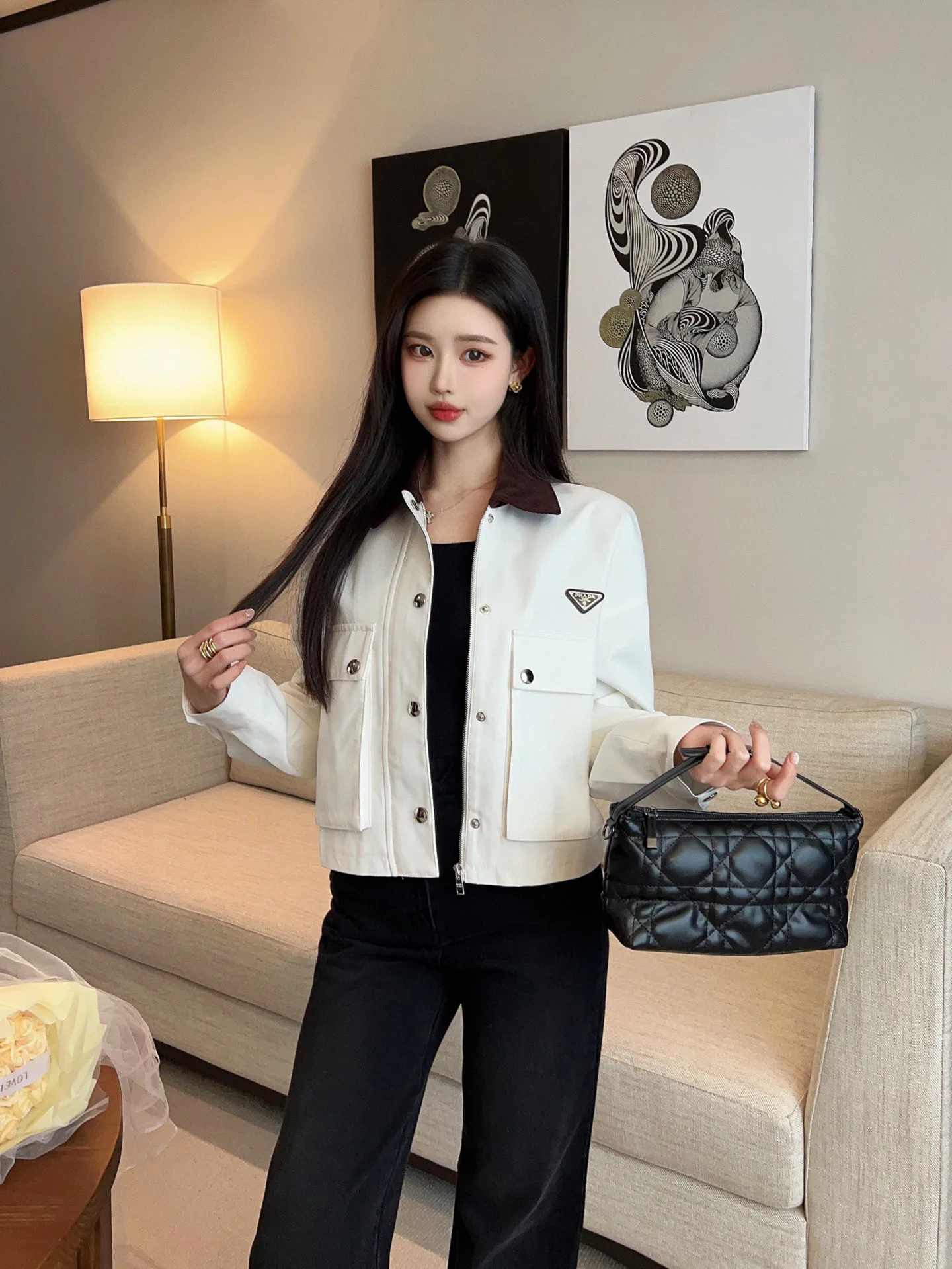 Куртки И Пуховики Женские Prada 1615853