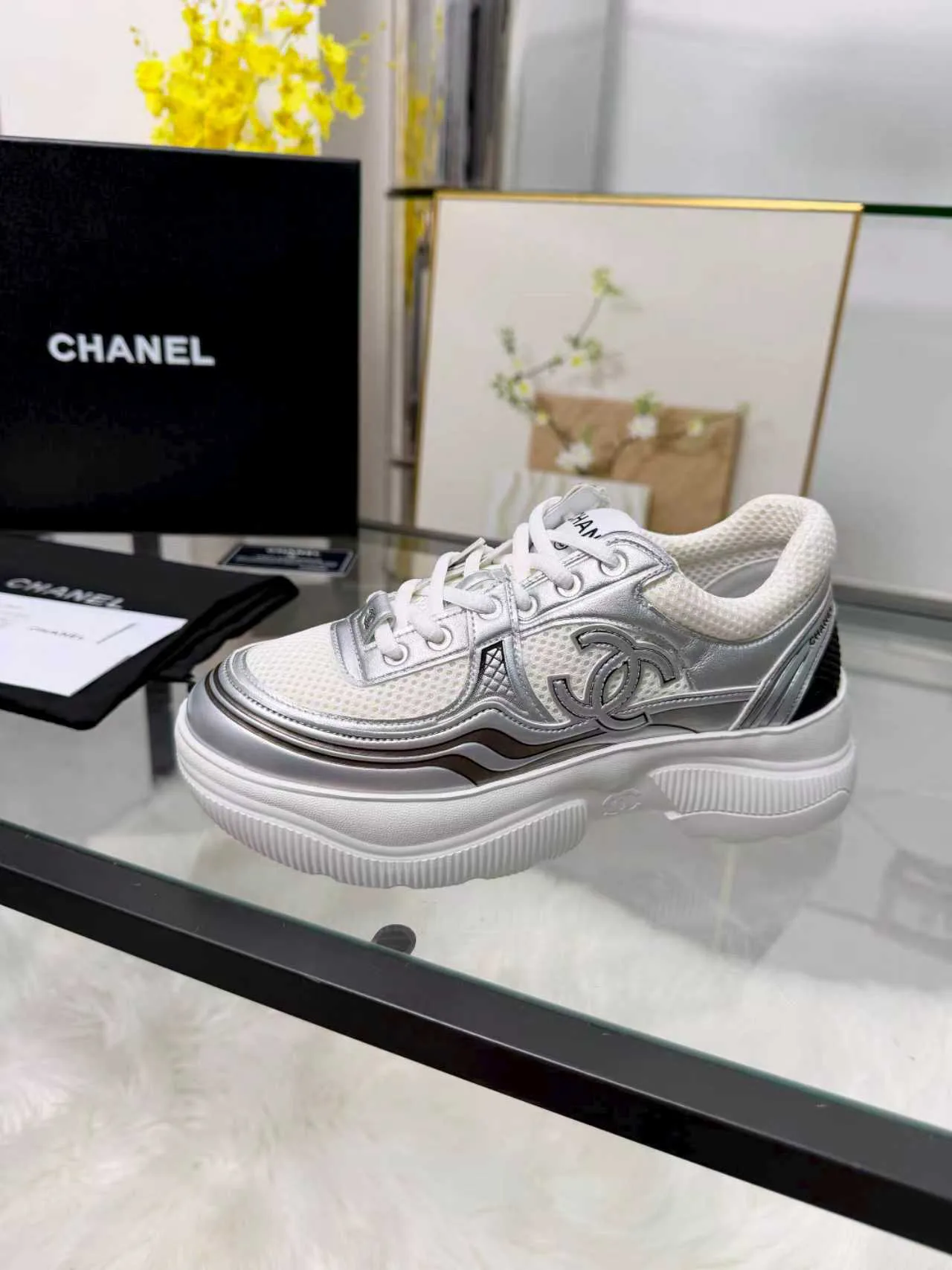 Кроссовки Женские Chanel 244114