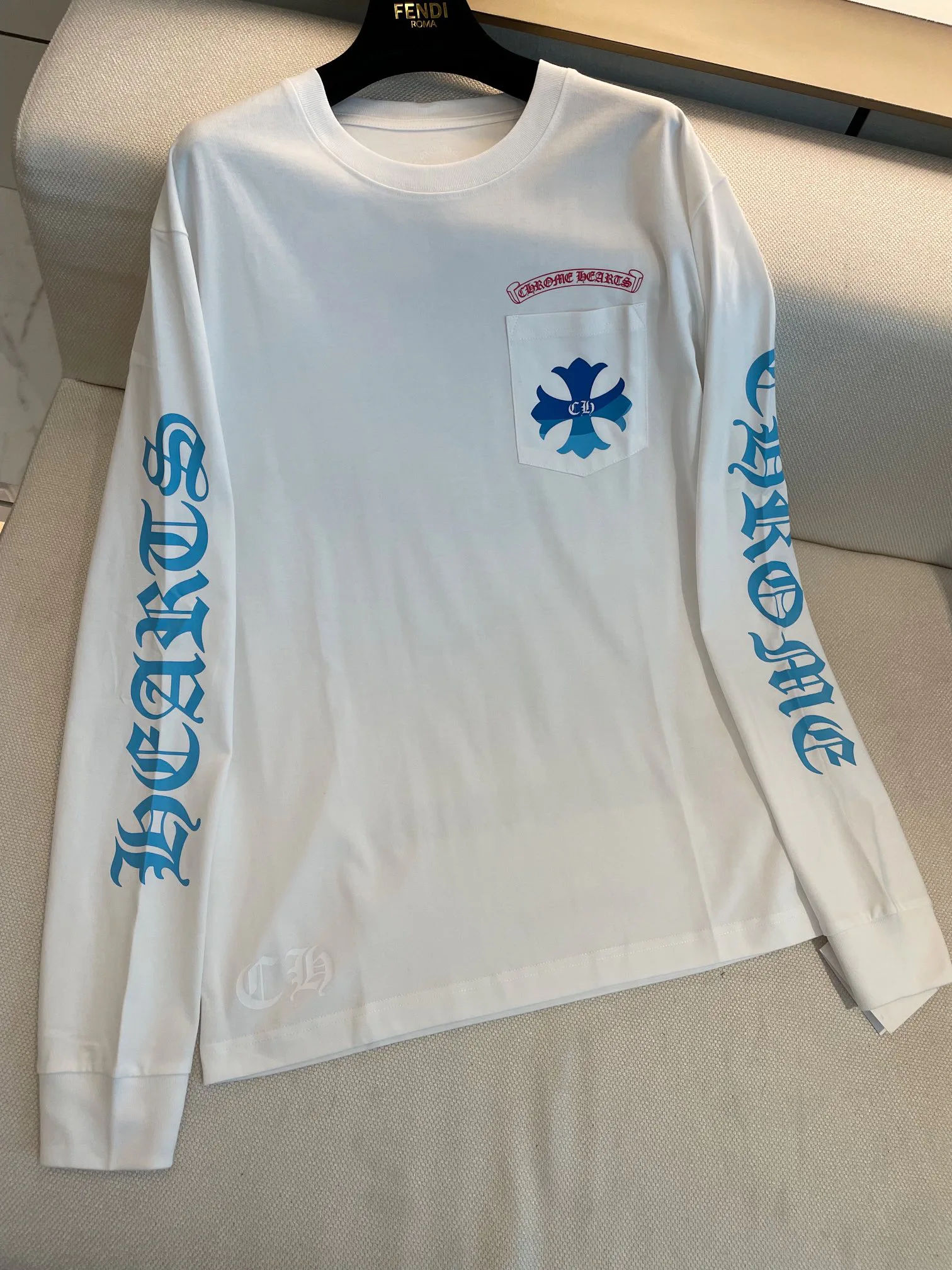 Лонгсливы Женские Chrome Hearts 11900991