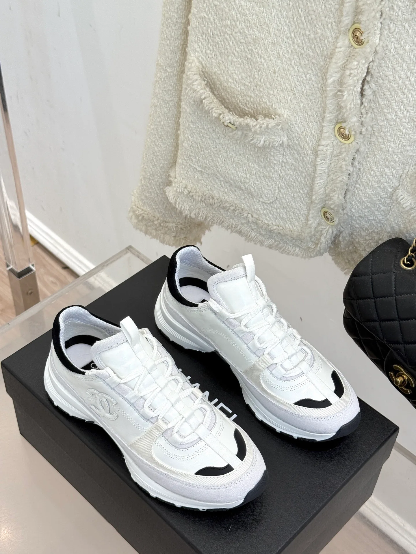 Кроссовки Женские Chanel 9176985