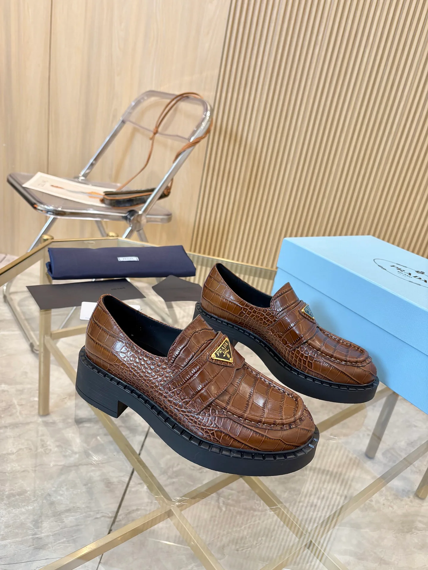 Лоферы И Мокасины Женские Prada 17524789