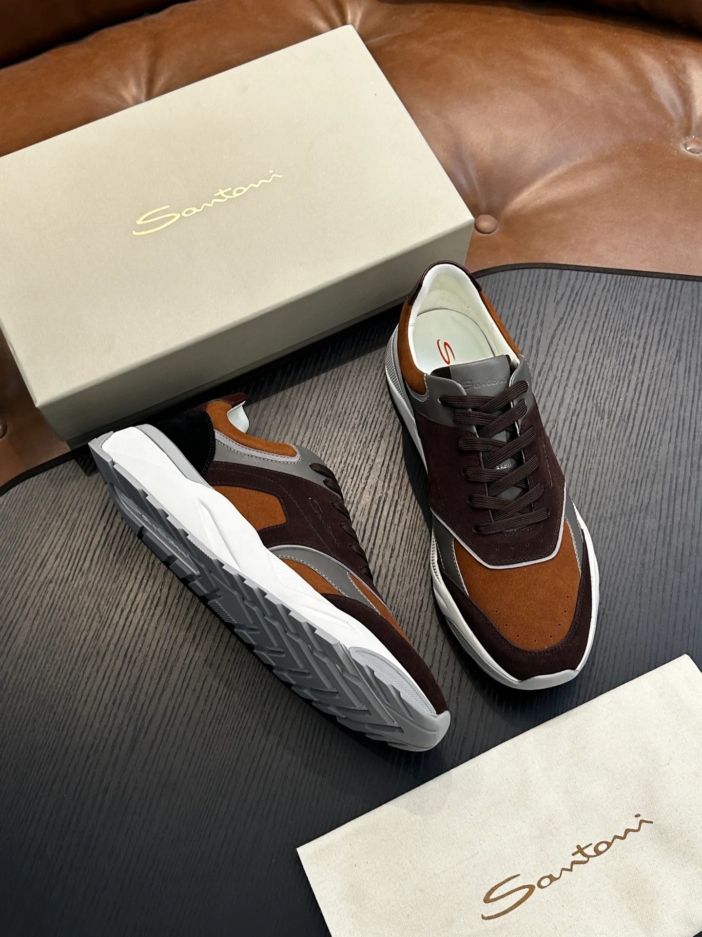 Лоферы И Туфли Мужские Santoni 11533516