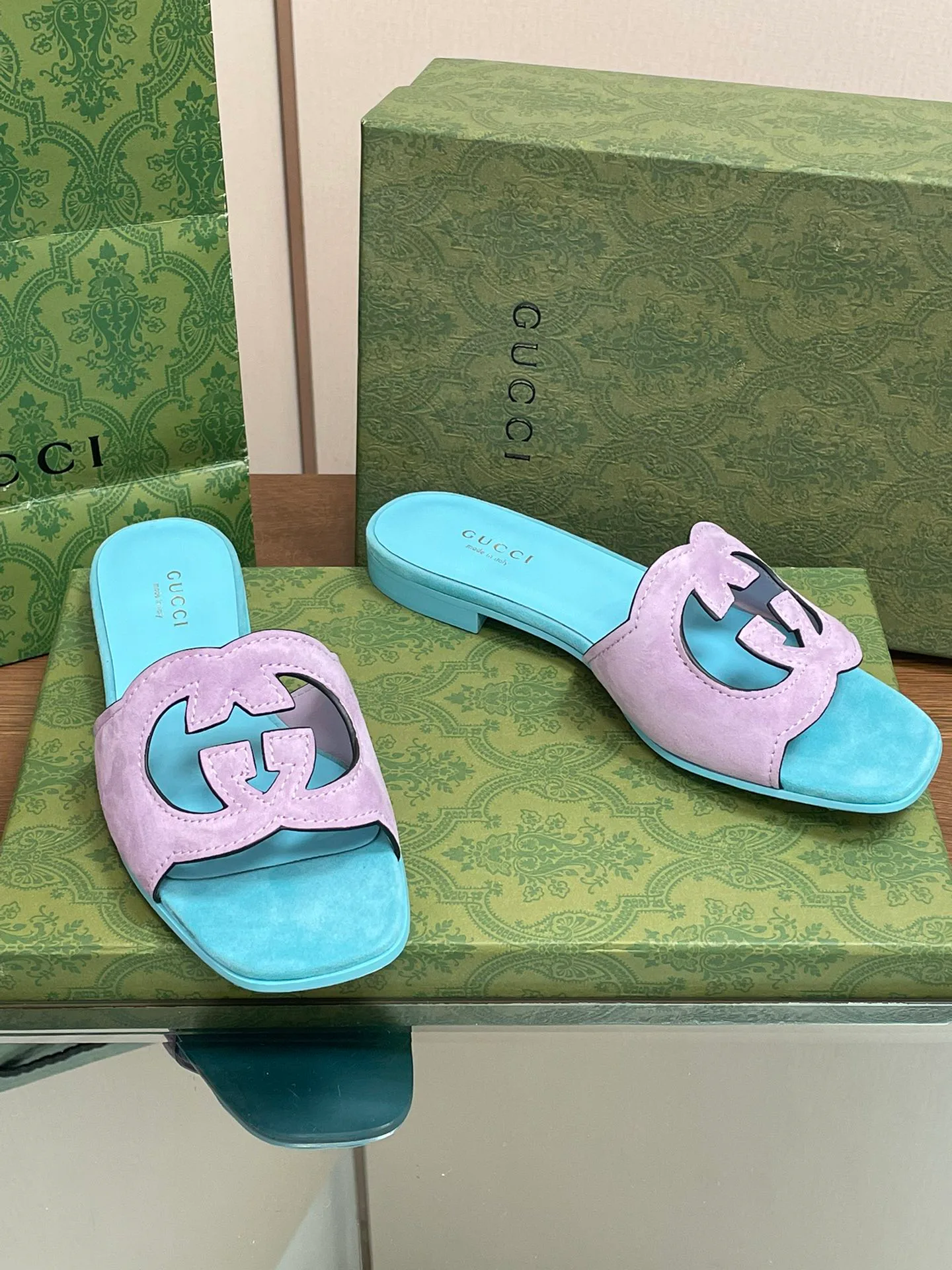 Шлепанцы Женские Gucci 11573