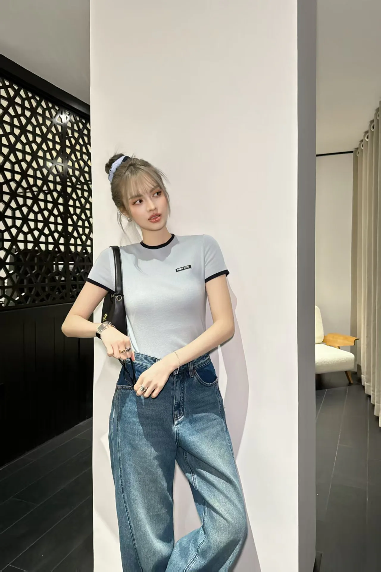 Футболки Женские Miu Miu 26037