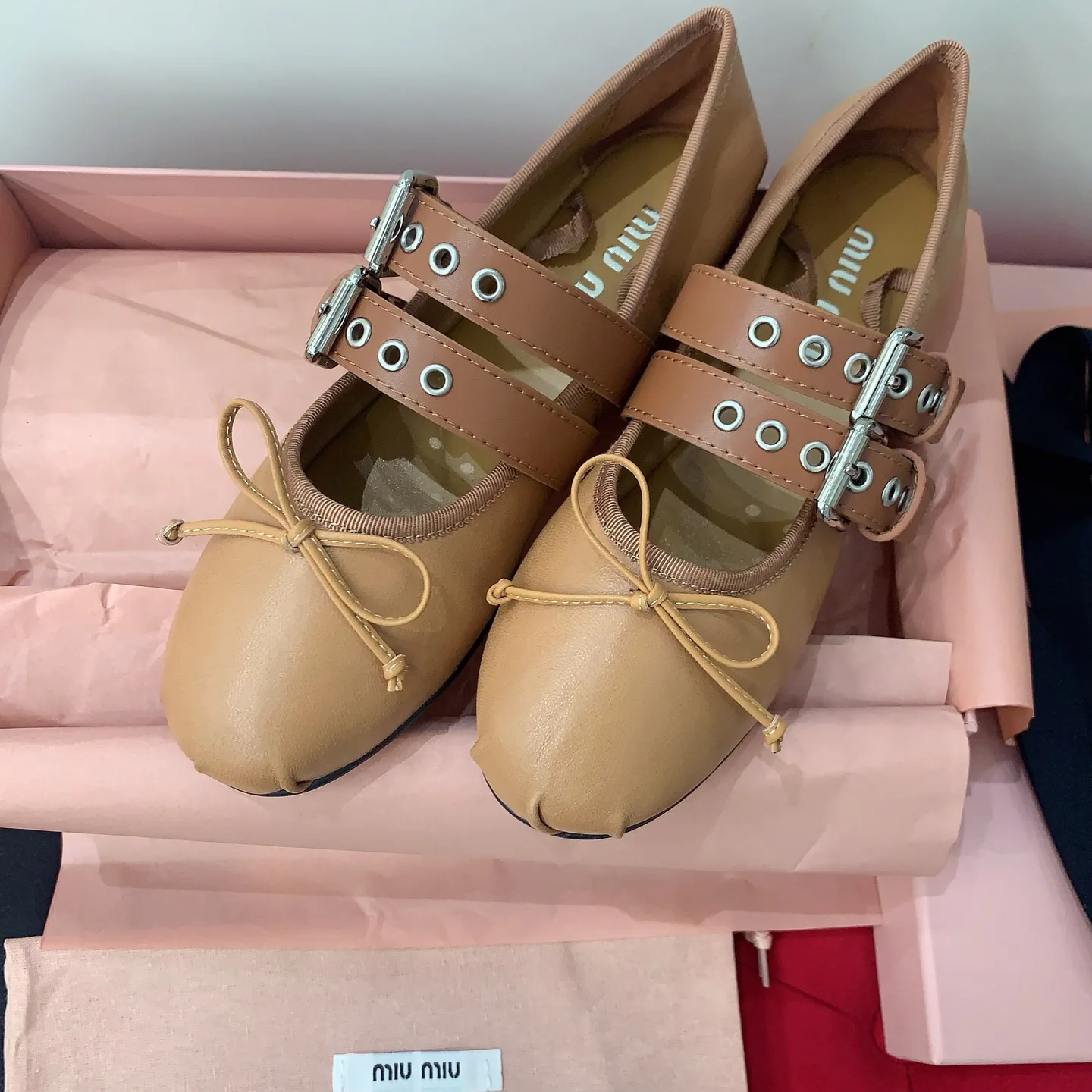 Балетки Женские Miu Miu 12696587