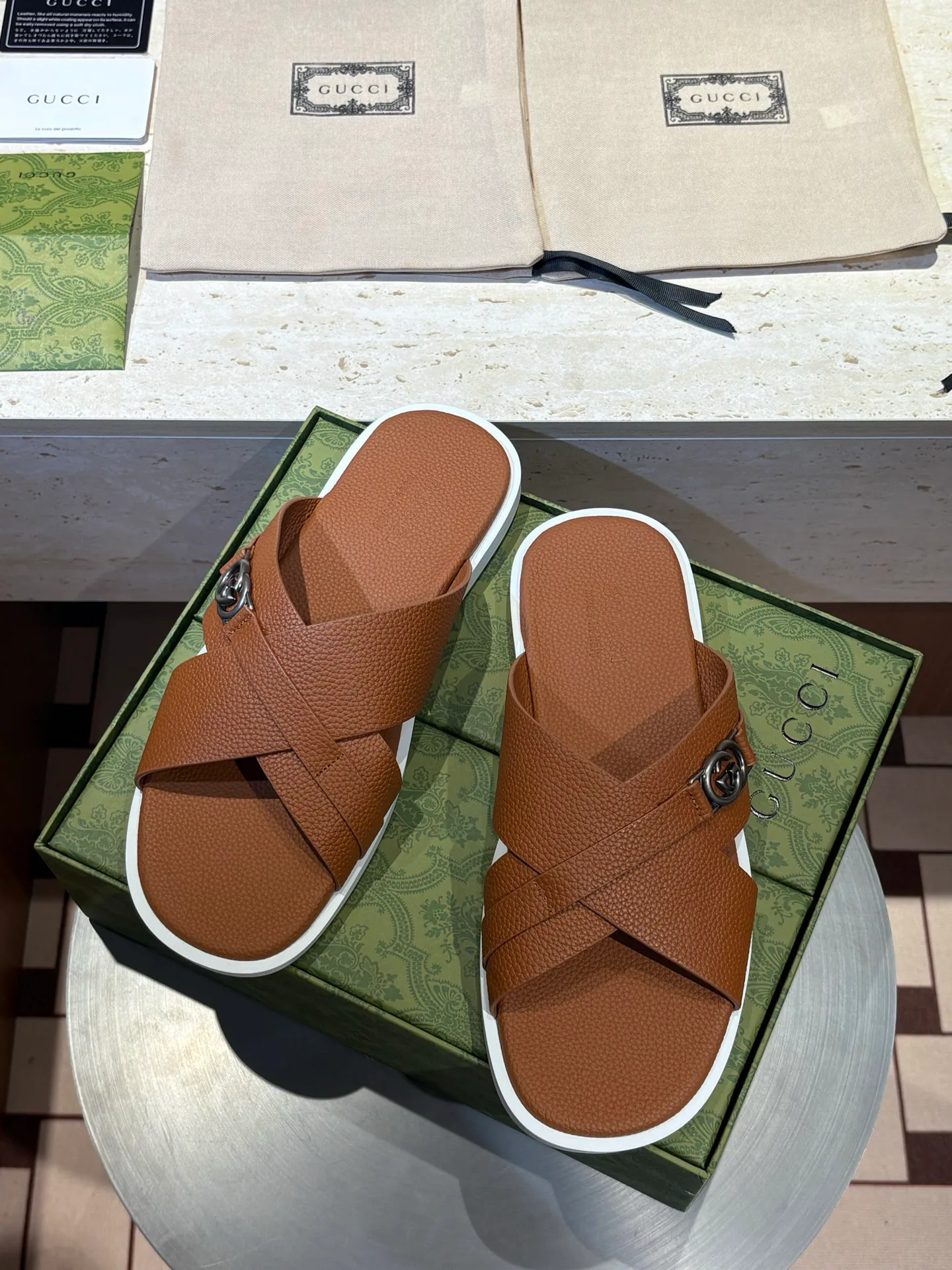 Сандалии Мужские Gucci 13164584