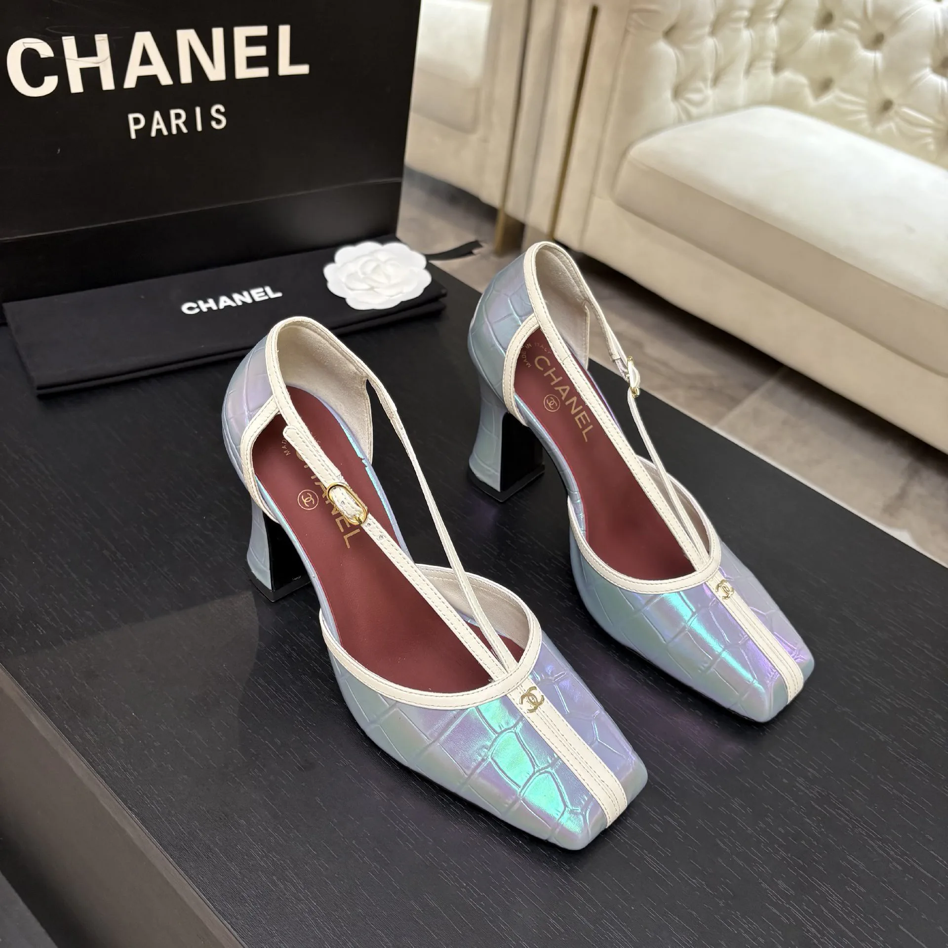 Босоножки Женские Chanel 19339296