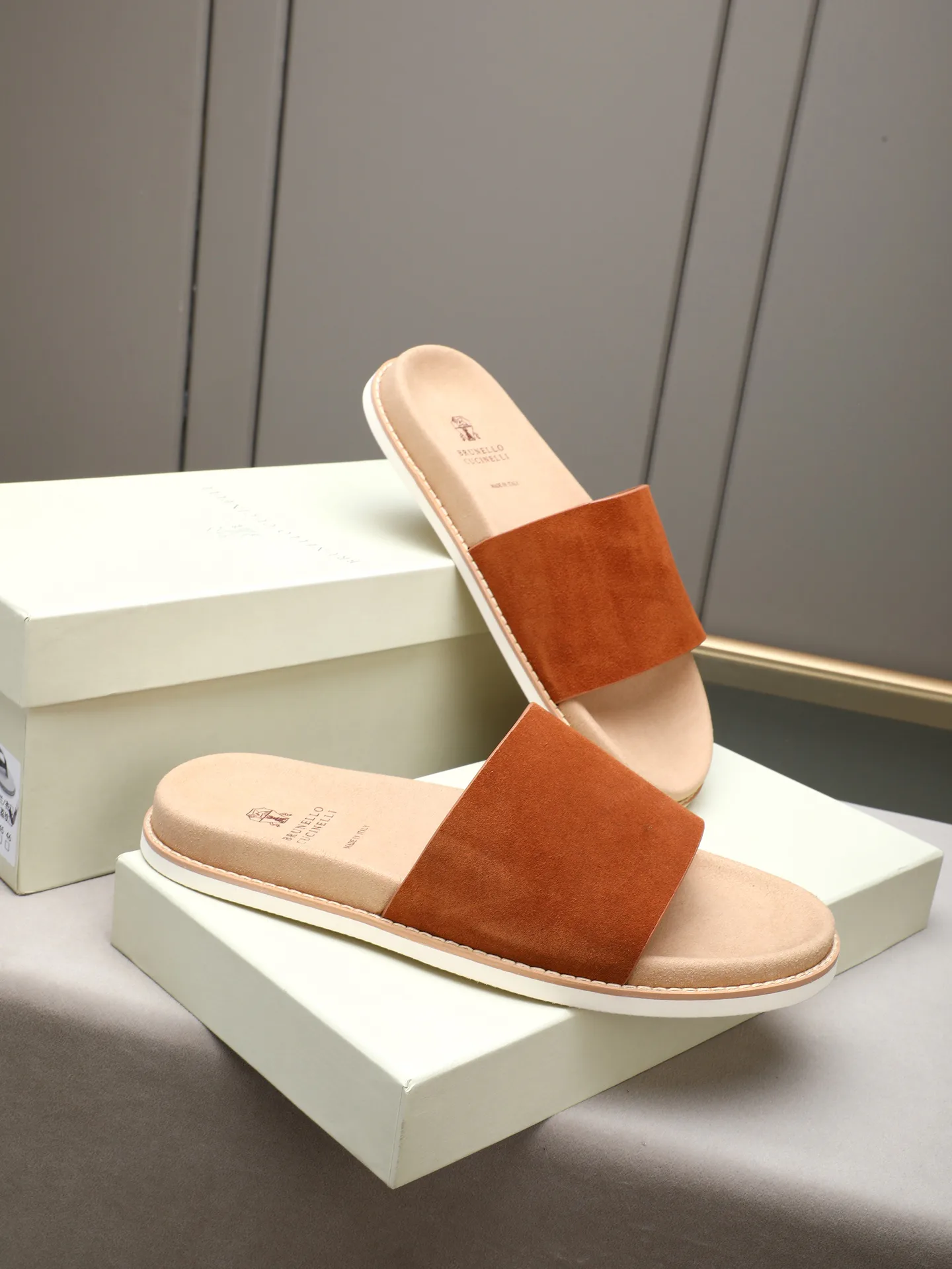 Шлепанцы Мужские Brunello Cucinelli 5933205