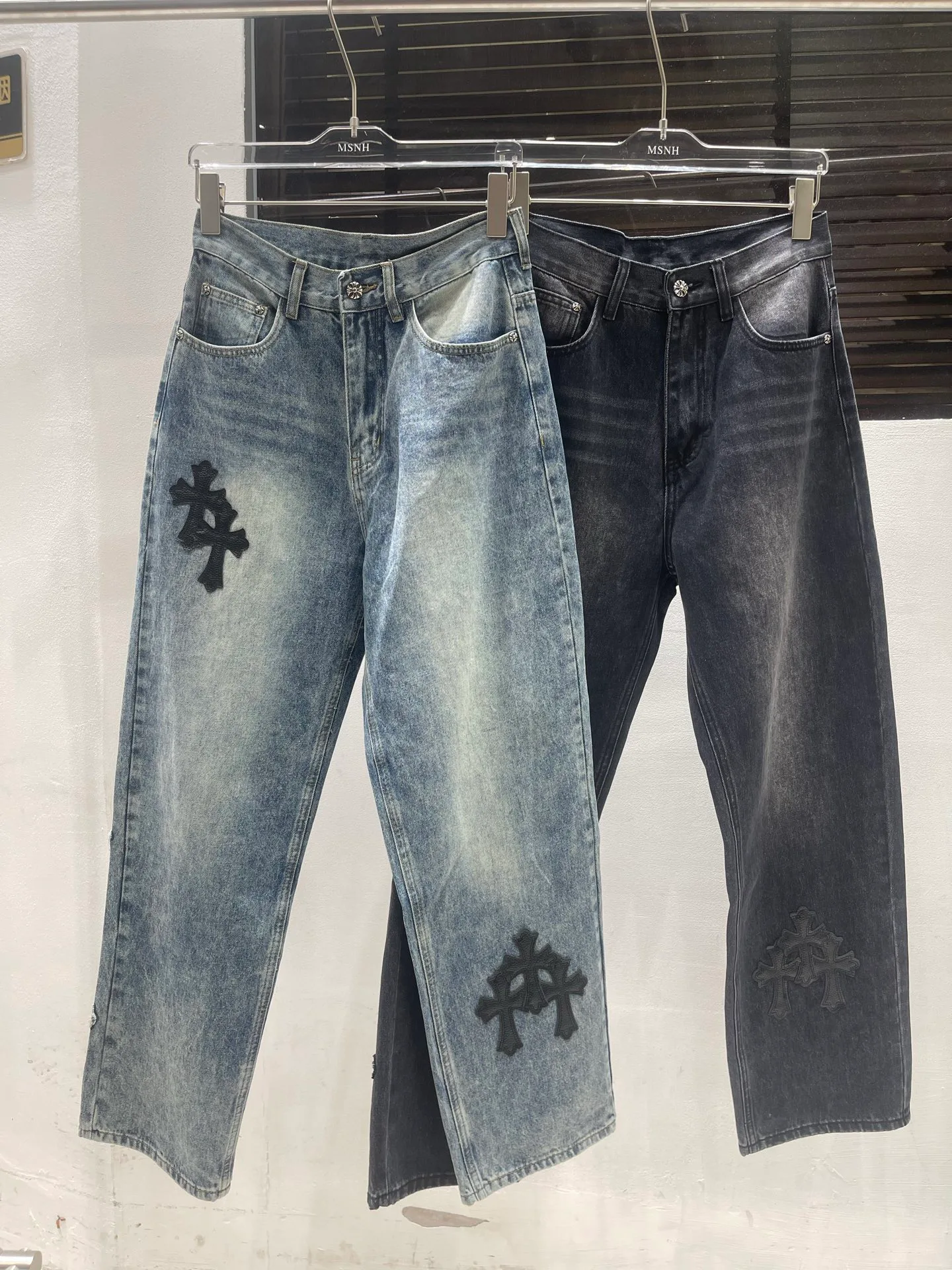 Джинсы Мужские Chrome Hearts 928674